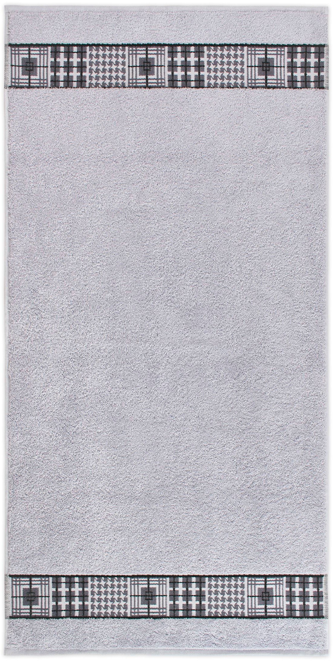 Möve for frottana Handtuch "Fjord" mit tollem Uni Karo günstig online kaufen