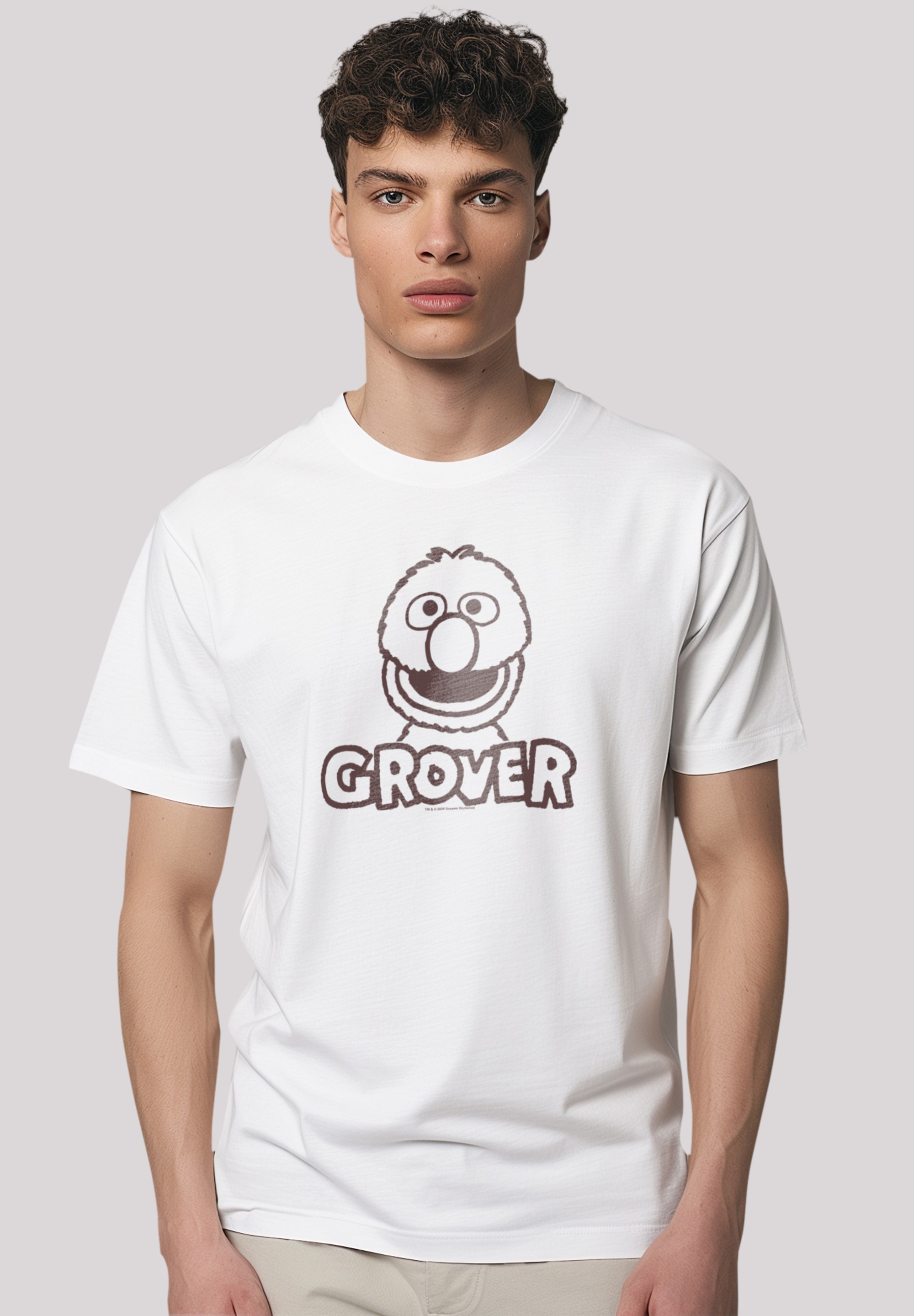 F4NT4STIC T-Shirt "Sesamstraße Grover", Premium Qualität günstig online kaufen