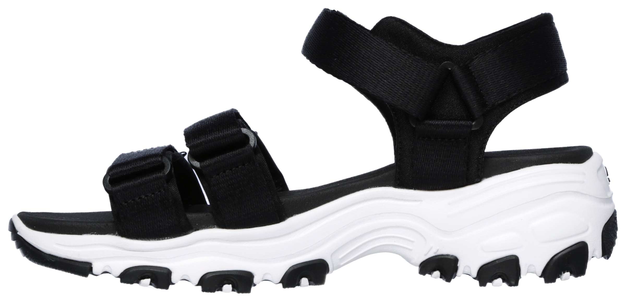 Skechers Sandale »D'LITES-FRESH CATCH«, Sommerschuh, Sandalette, Klettschuh, mit Yoga Foam