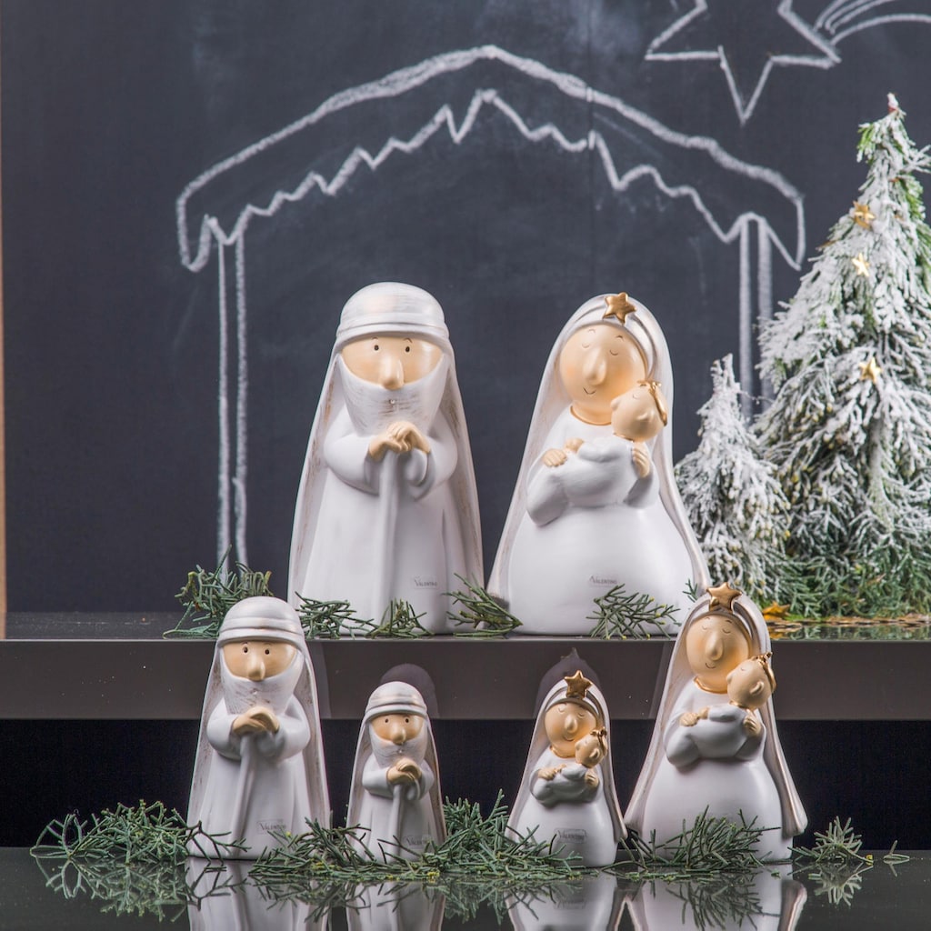 VALENTINO Wohnideen Krippenfigur »Maria und Josef, Weihnachtsdeko«