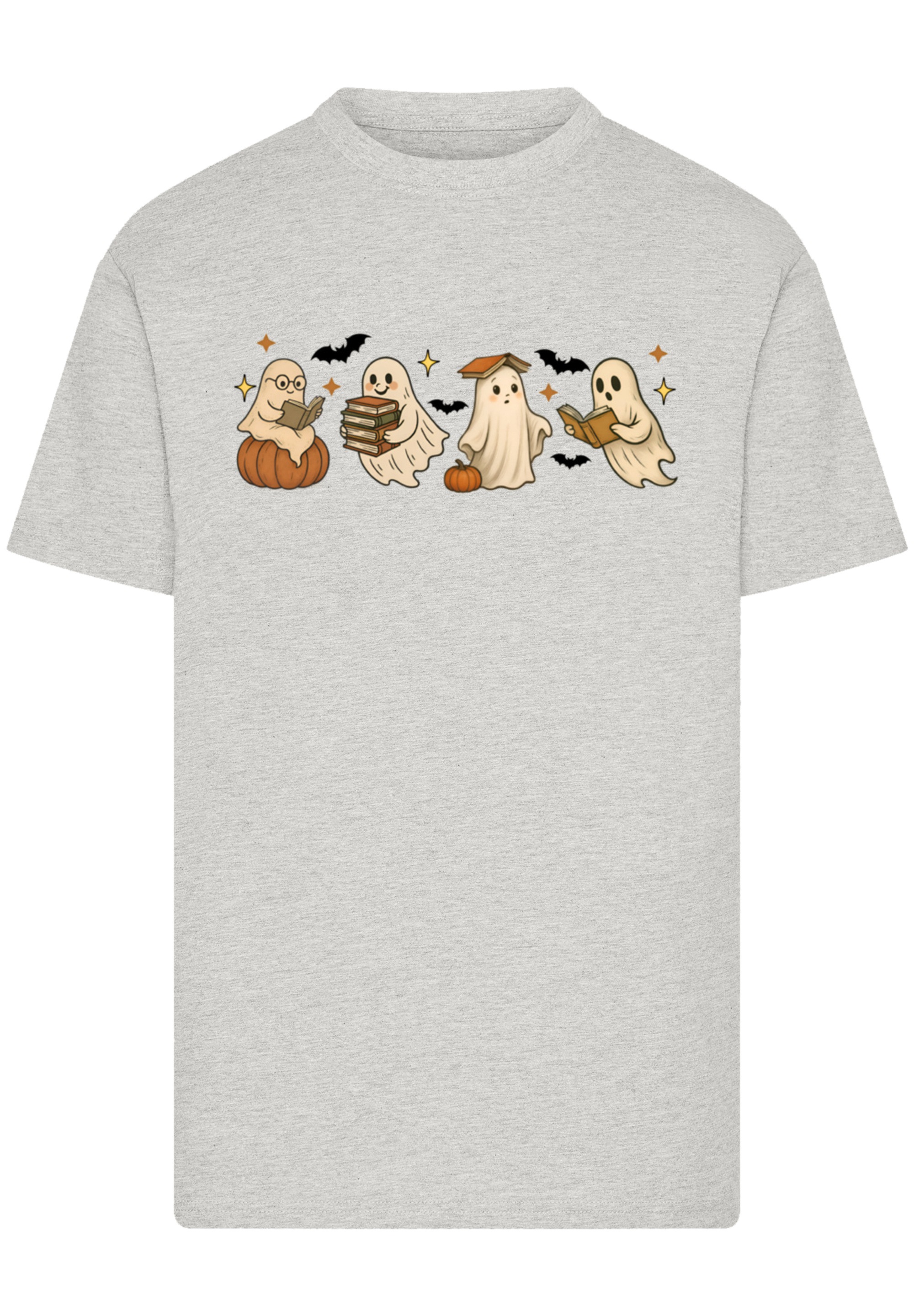 F4NT4STIC T-Shirt »Halloween Geist Cute Buch« Premium Qualität