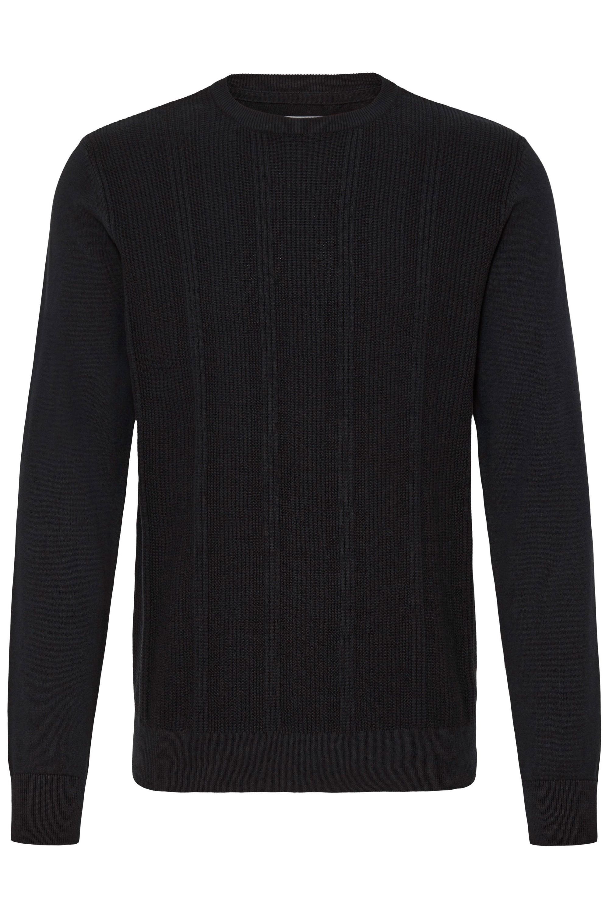 Blend Strickpullover "BHBaron" Bequemer Feinstrick-Pullover mit strukturier günstig online kaufen