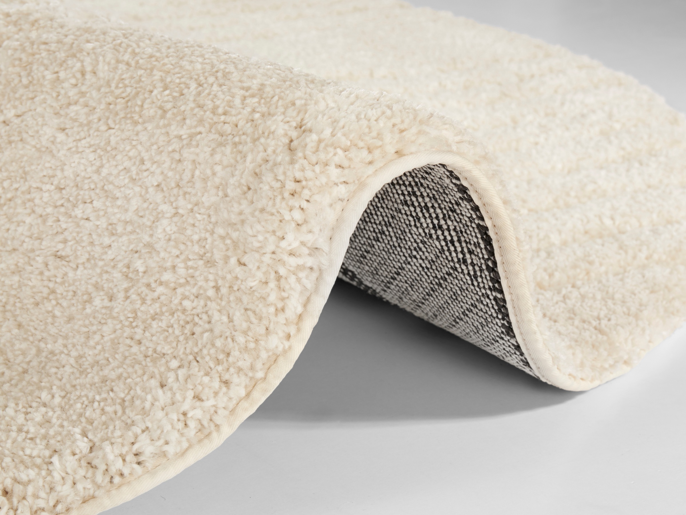 HANSE Home Teppich »Fergus«, rund, 22 mm Höhe, Shaggy, Weich, Skandi, Flauschig, Wohnzimmer, Schlafzimmer, Flur