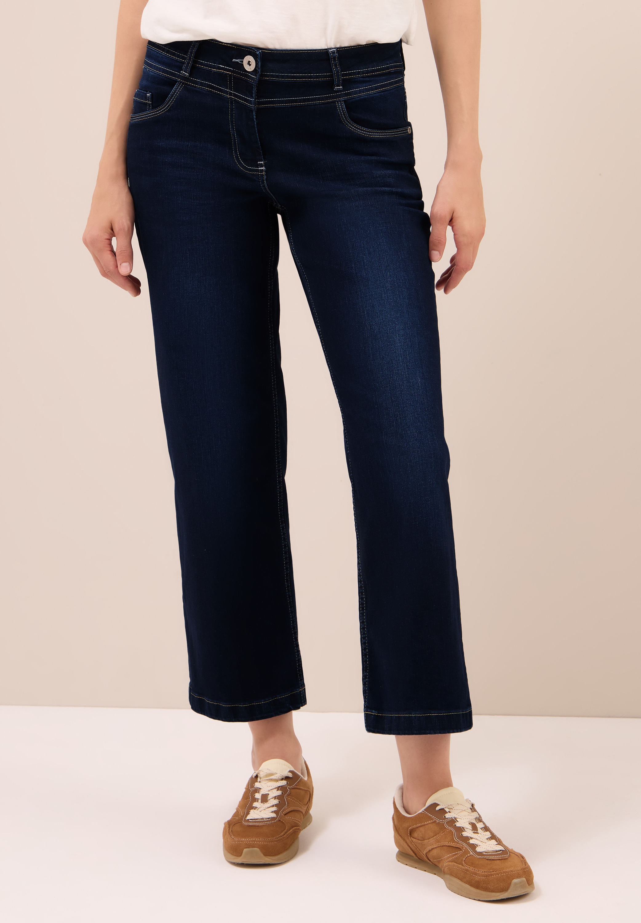 STREET ONE Loose-fit-Jeans, aus Baumwolle mit Stretchanteil