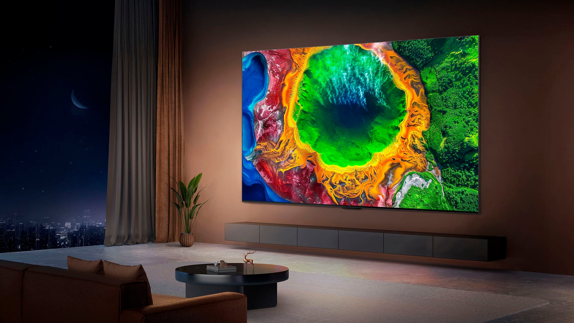 TCL Mini-LED-Fernseher »75RM7LX1« 189 cm/75 ″ Apple Airplay 2, 2.000 nits HDR , 100 % BT.2020, ONKYO 2.1