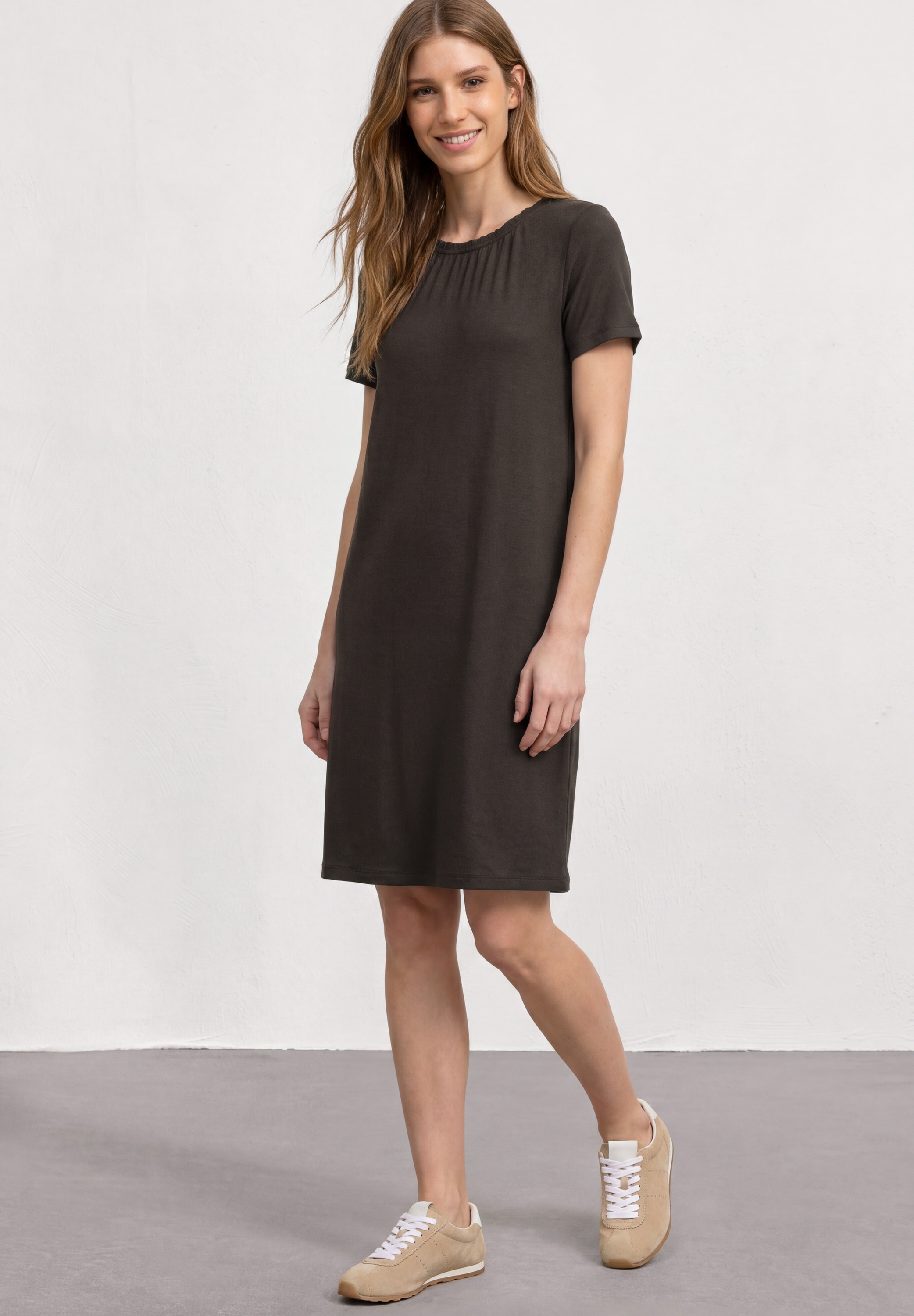 STREET ONE Sommerkleid Ohne Taschen knielang