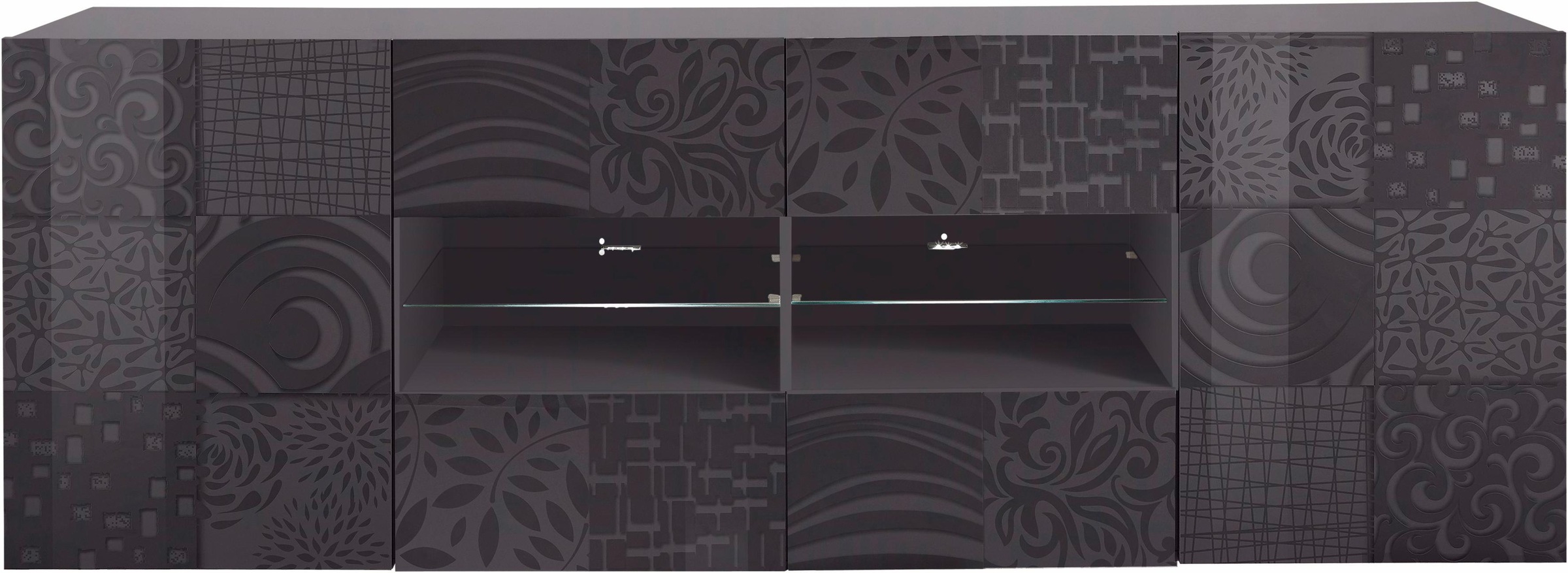 Thumbnail - INOSIGN Sideboard "Miro" Breite 241 cm mit dekorativem Siebdruck