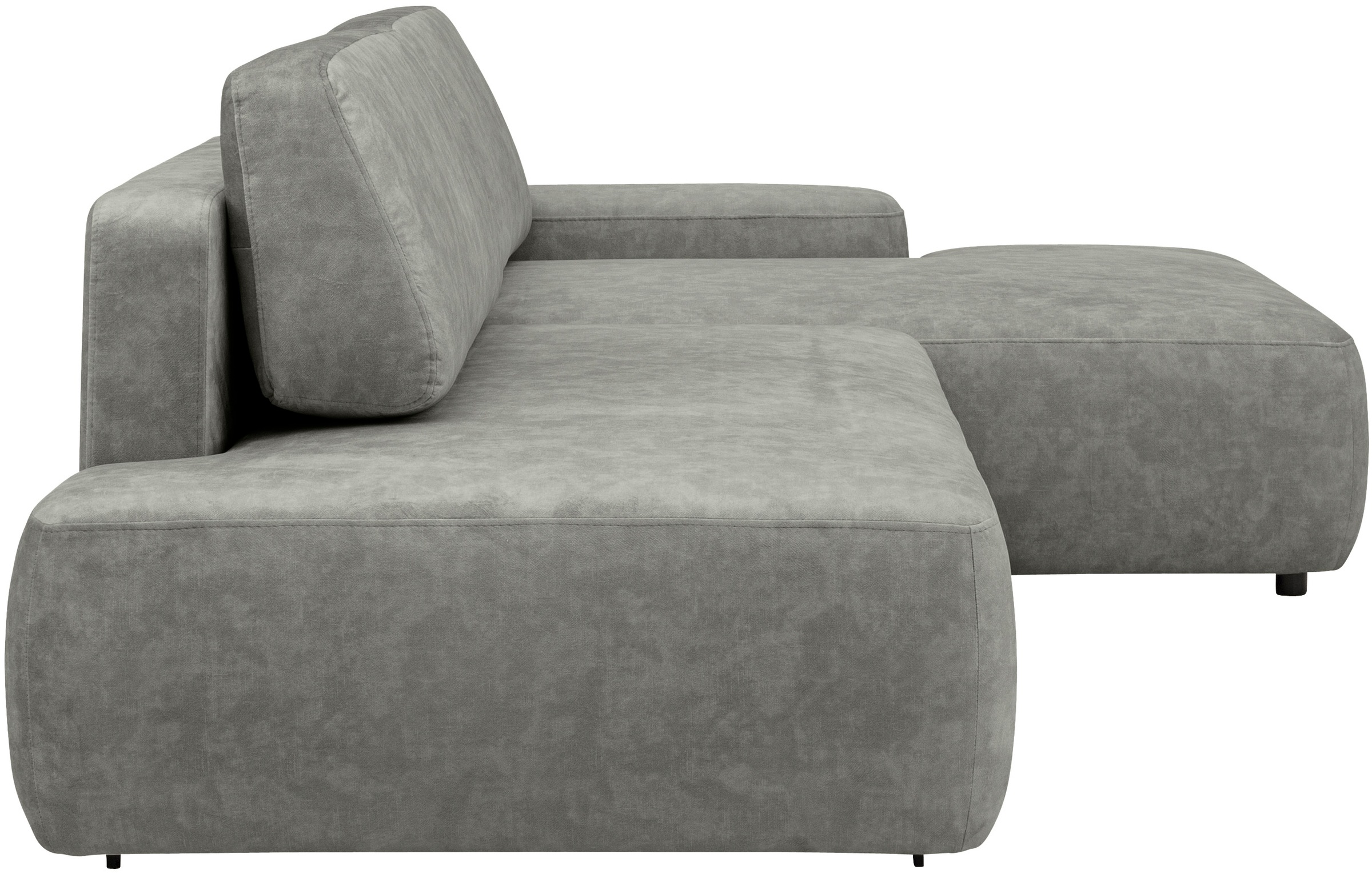 INOSIGN Ecksofa »TORGE, Schlafsofa Cord, Samtvelours u. Strukur fein, Couch in L-Form«, Schlaffunktion und Bettkasten, Liegefläche: 210x125 cm, neues Design