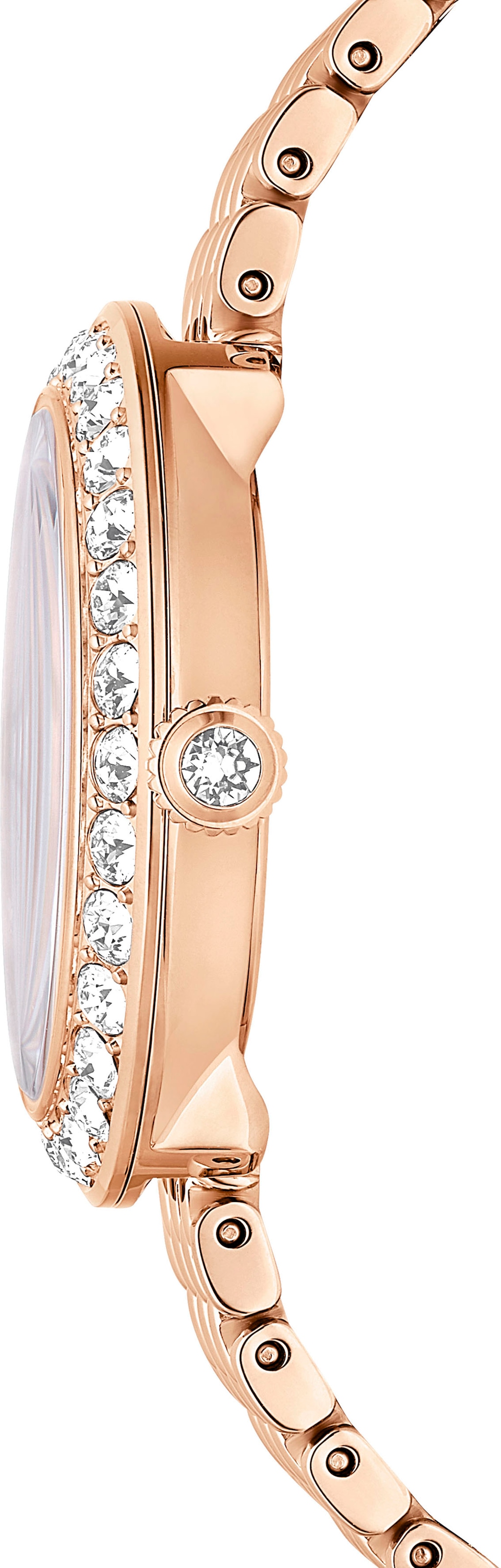 Swarovski Quarzuhr »CERTA«, Armbanduhr, Damenuhr, Swarovski-Kristalle, Swiss Made