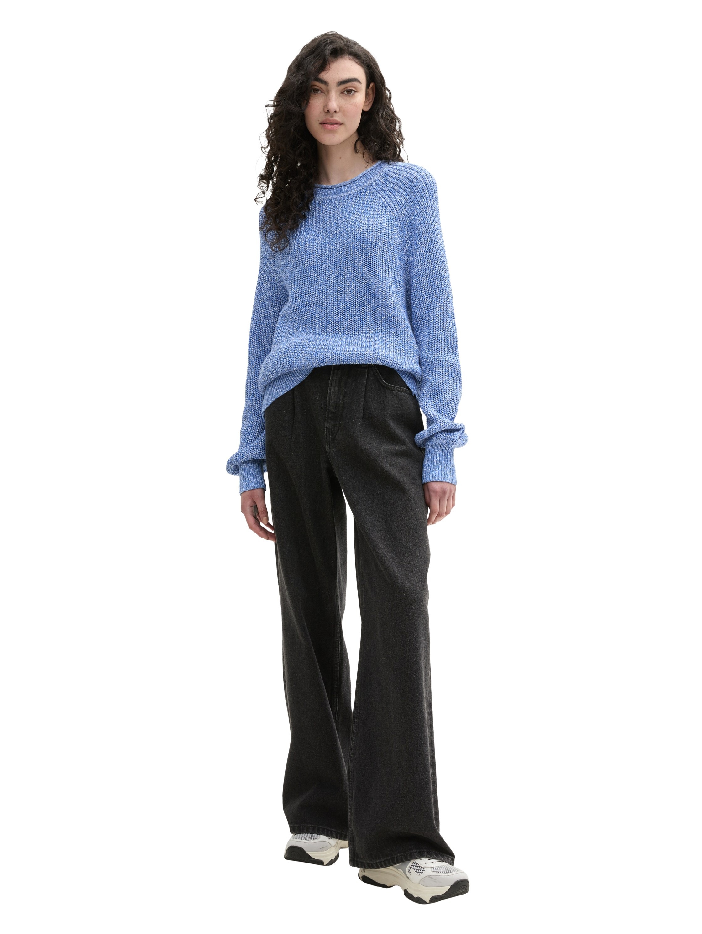 TOM TAILOR Denim Strickpullover, mit Strick-Struktur