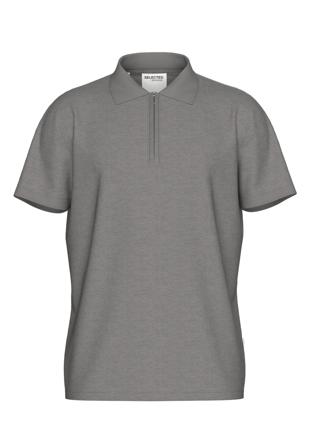 SELECTED HOMME Poloshirt "SLHFAVE ZIP SS POLO NOOS" günstig online kaufen