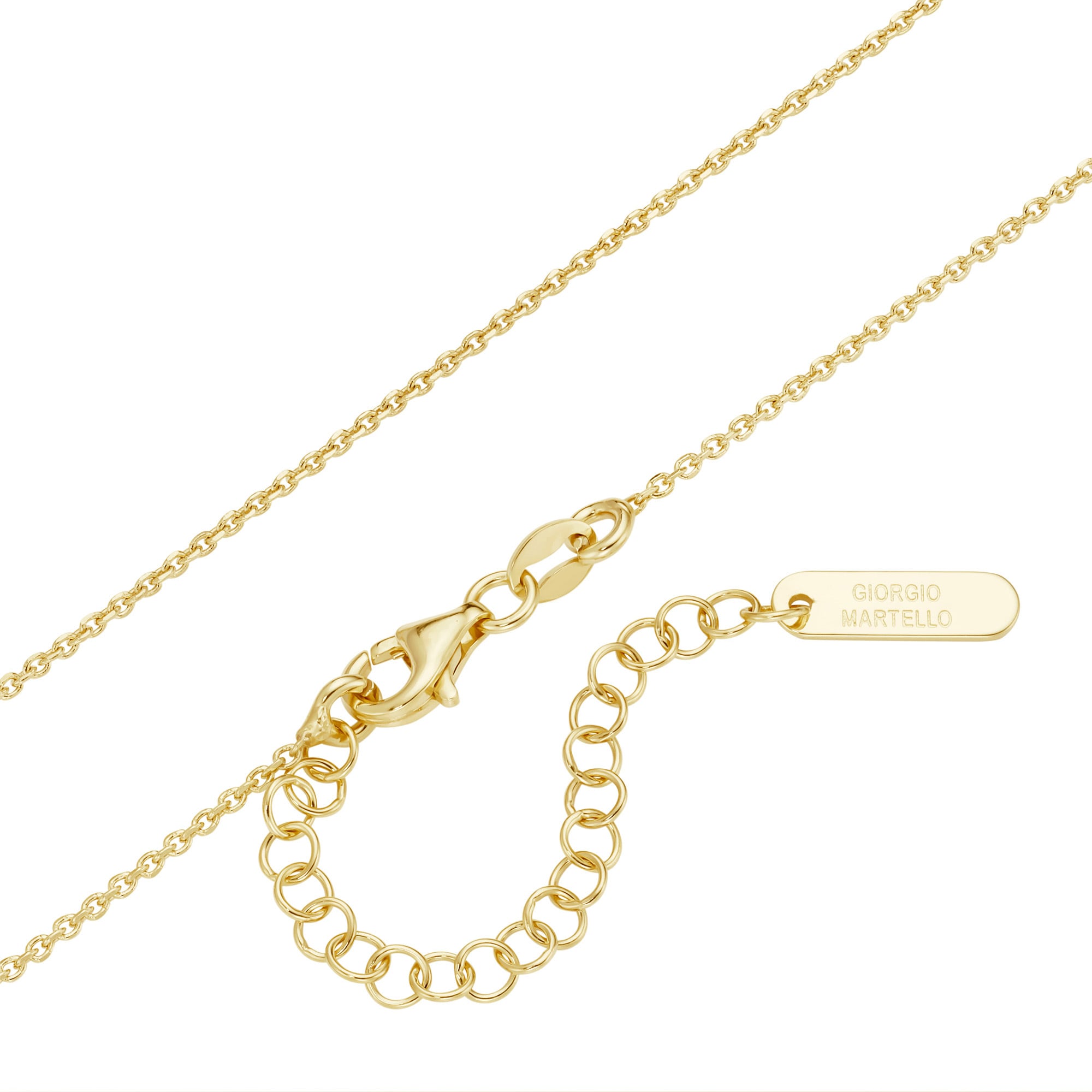 GIORGIO MARTELLO MILANO Kette mit Anhänger »mit Anhänger in Tropfenform, Silber 925«