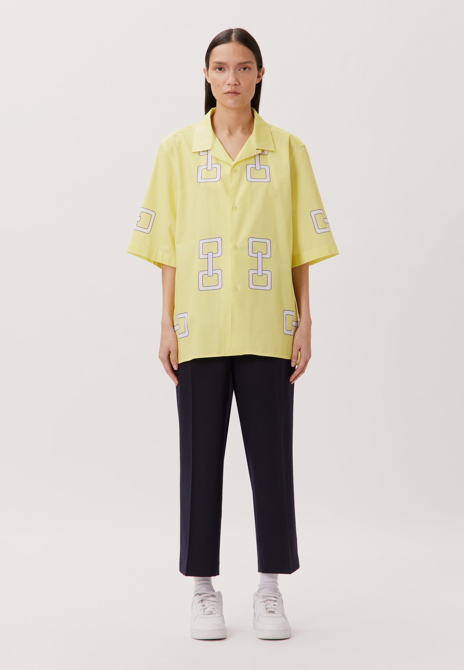 studio seidensticker "Studio" Regular 1/2 Reverskragen Druck günstig online kaufen