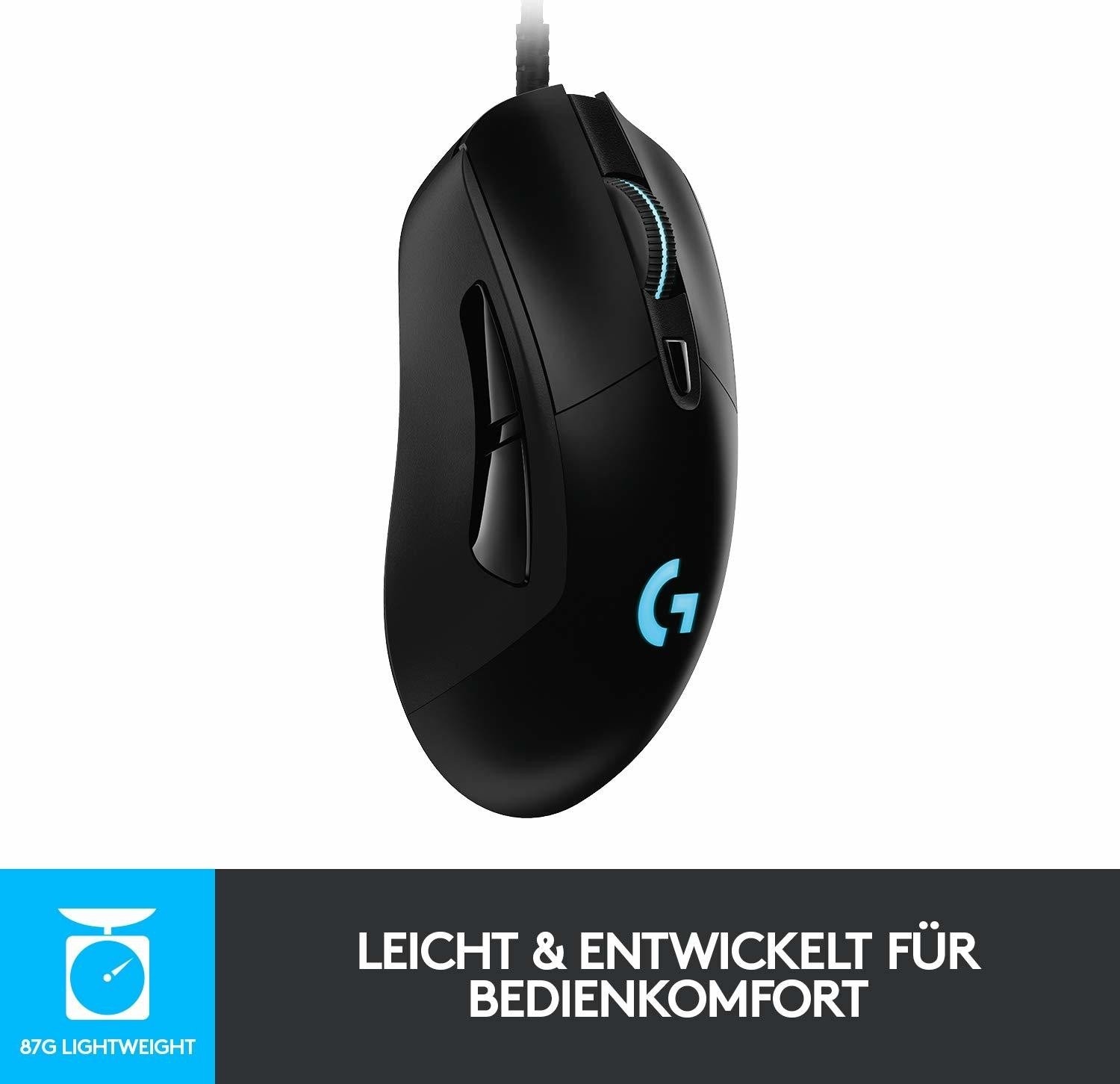 Logitech Gaming-Maus »G403 HERO - Wireless - EWR2«, kabelgebunden