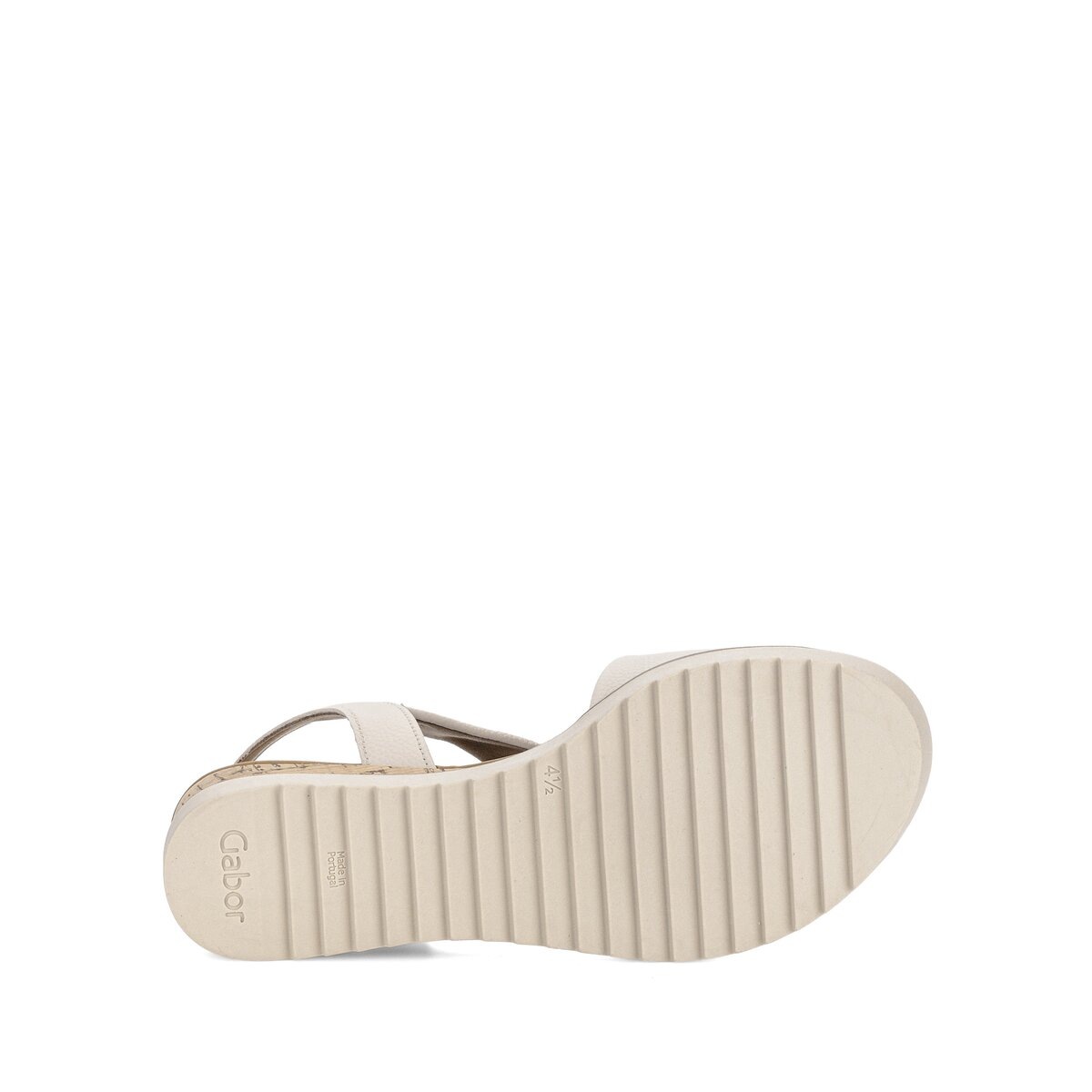 Gabor Wedge Sandals Beige Size 38 3