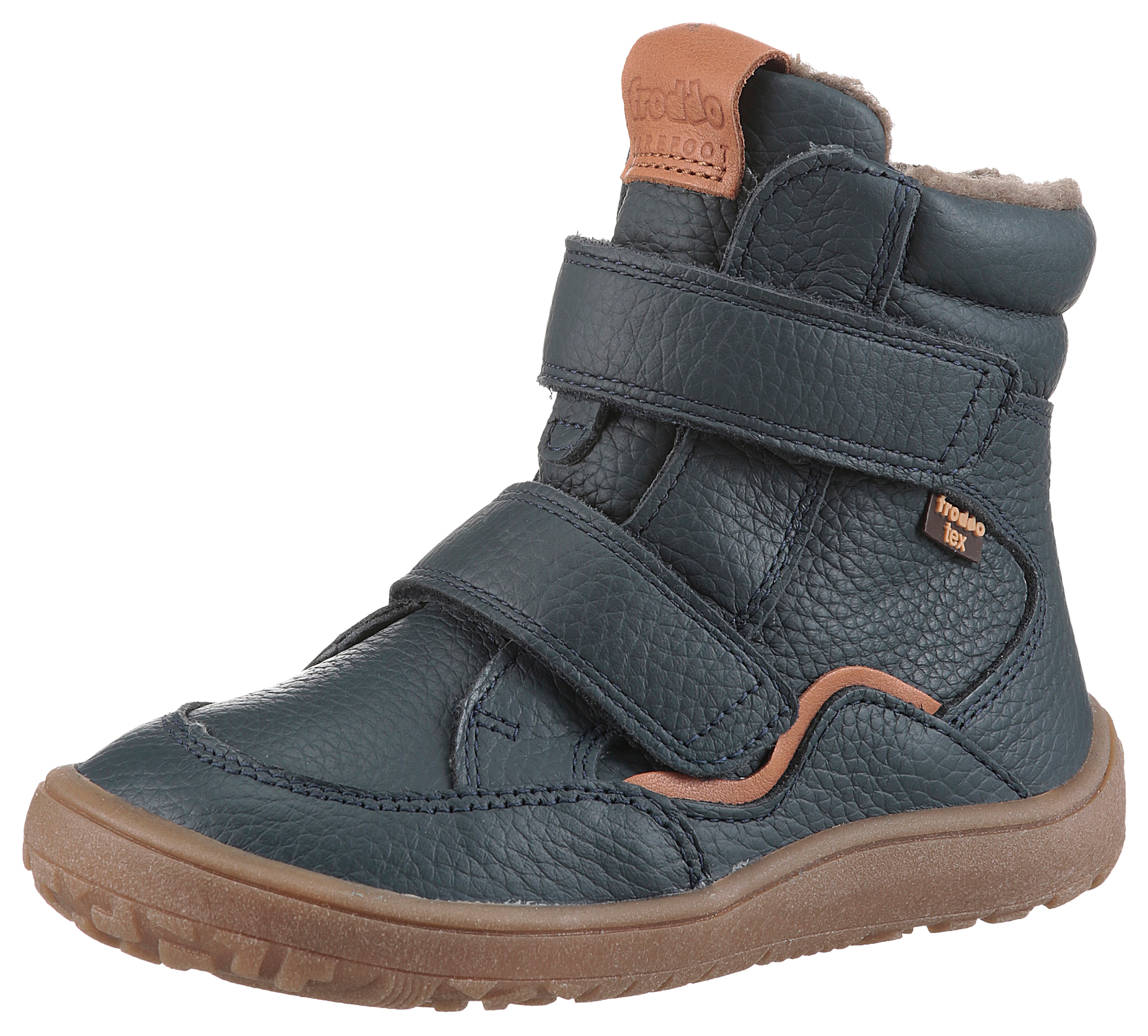 Barfußschuh »BAREFOOT TEX WINTER«, Winterstiefel, Klettstiefel, Bequemschuh mit Woll...