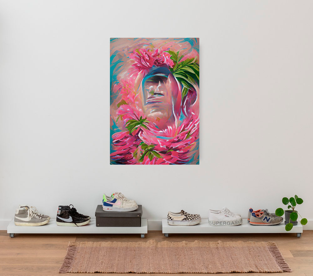 Komar Leinwandbild "Hawaiana - Größe 40 x 60 cm" Natur 1 Stk. tlg. Keilrahm günstig online kaufen