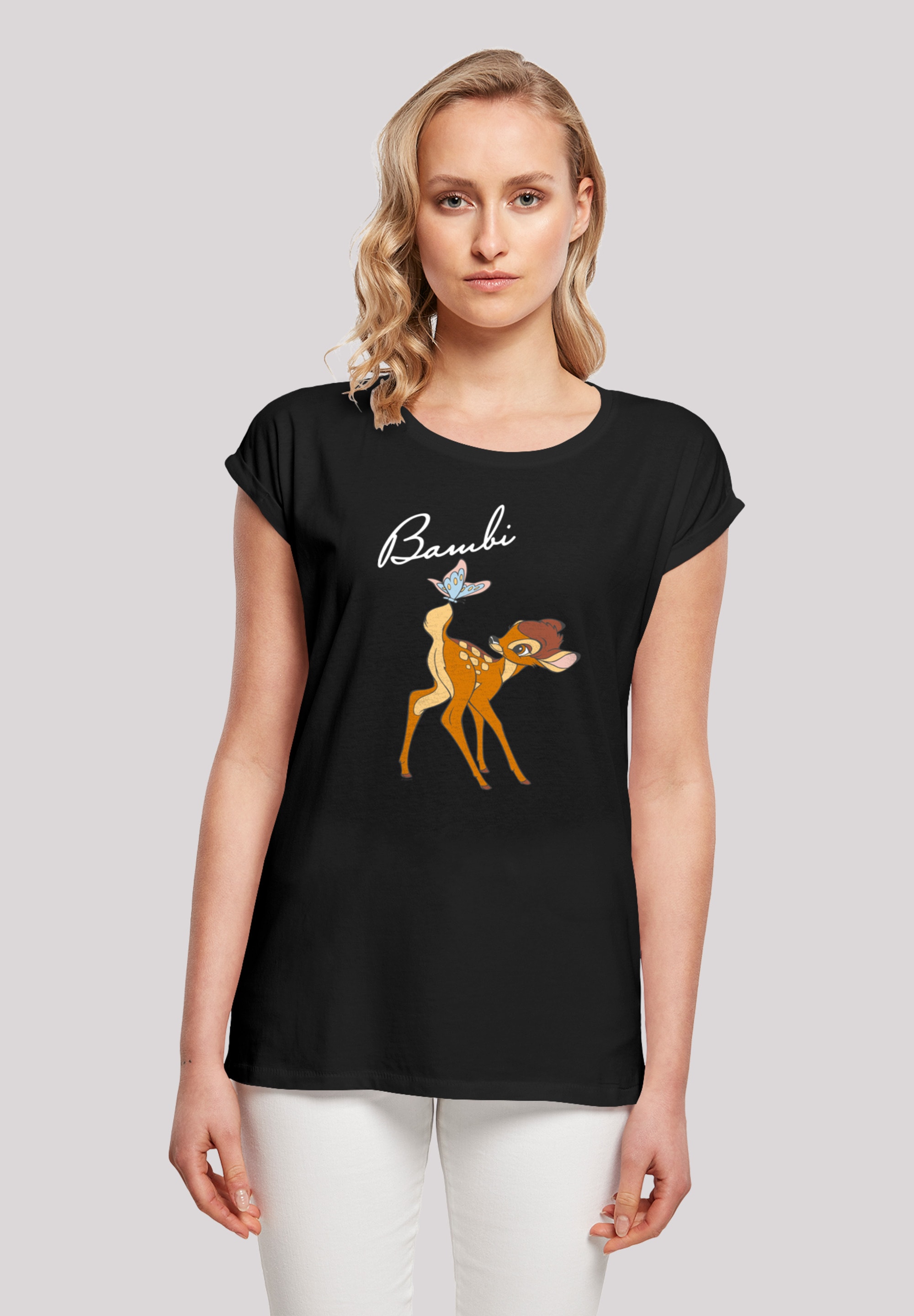 F4NT4STIC T-Shirt "Disney Bambi Schmetterling Tail", Print