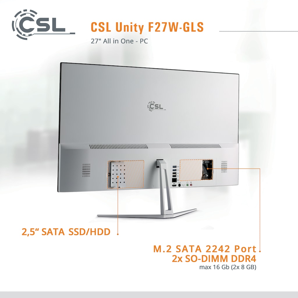 CSL All-in-One PC »Unity F27-JLS Pentium«