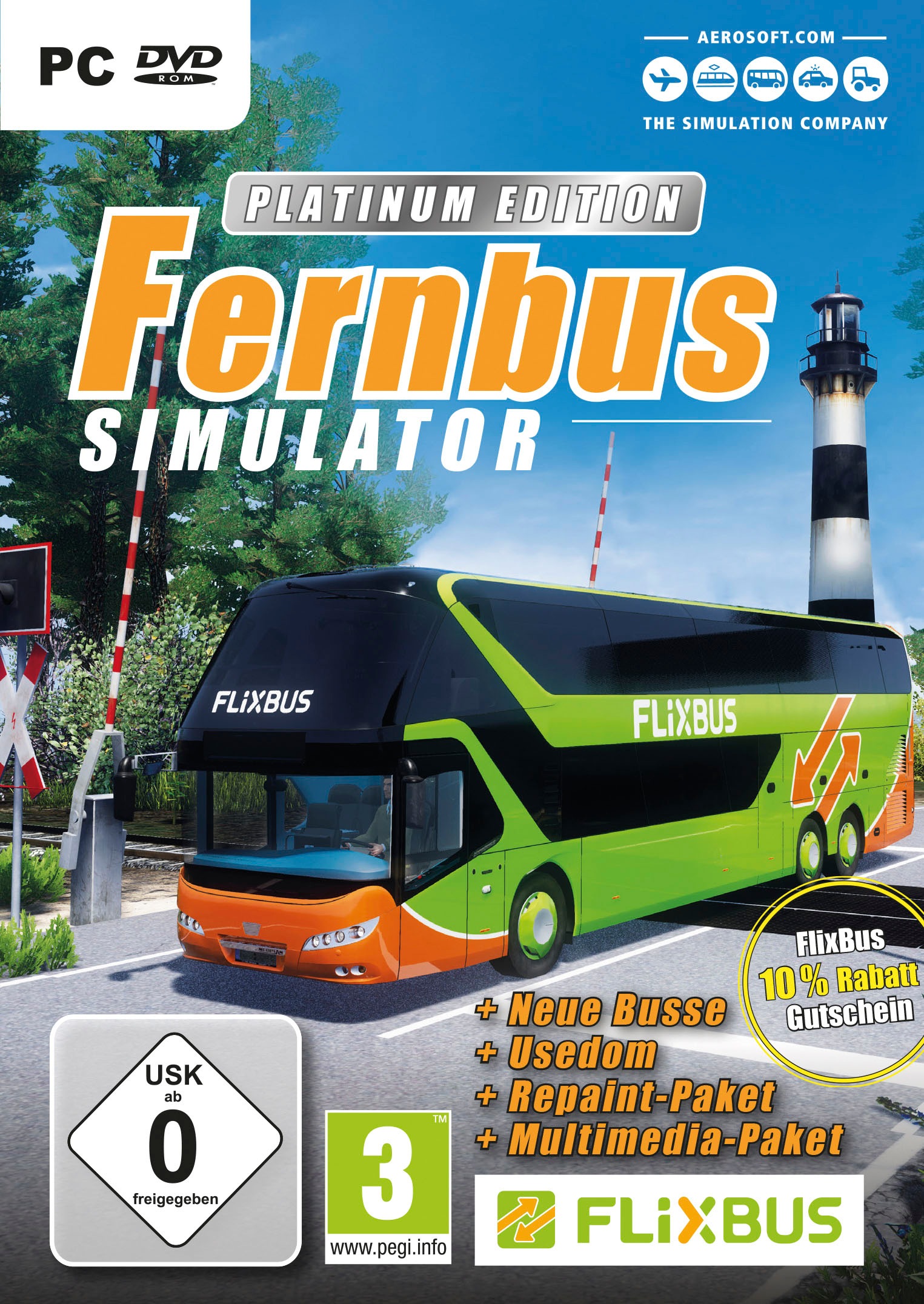 aerosoft Spielesoftware »Der Fernbus Simulator Platinum«, PC