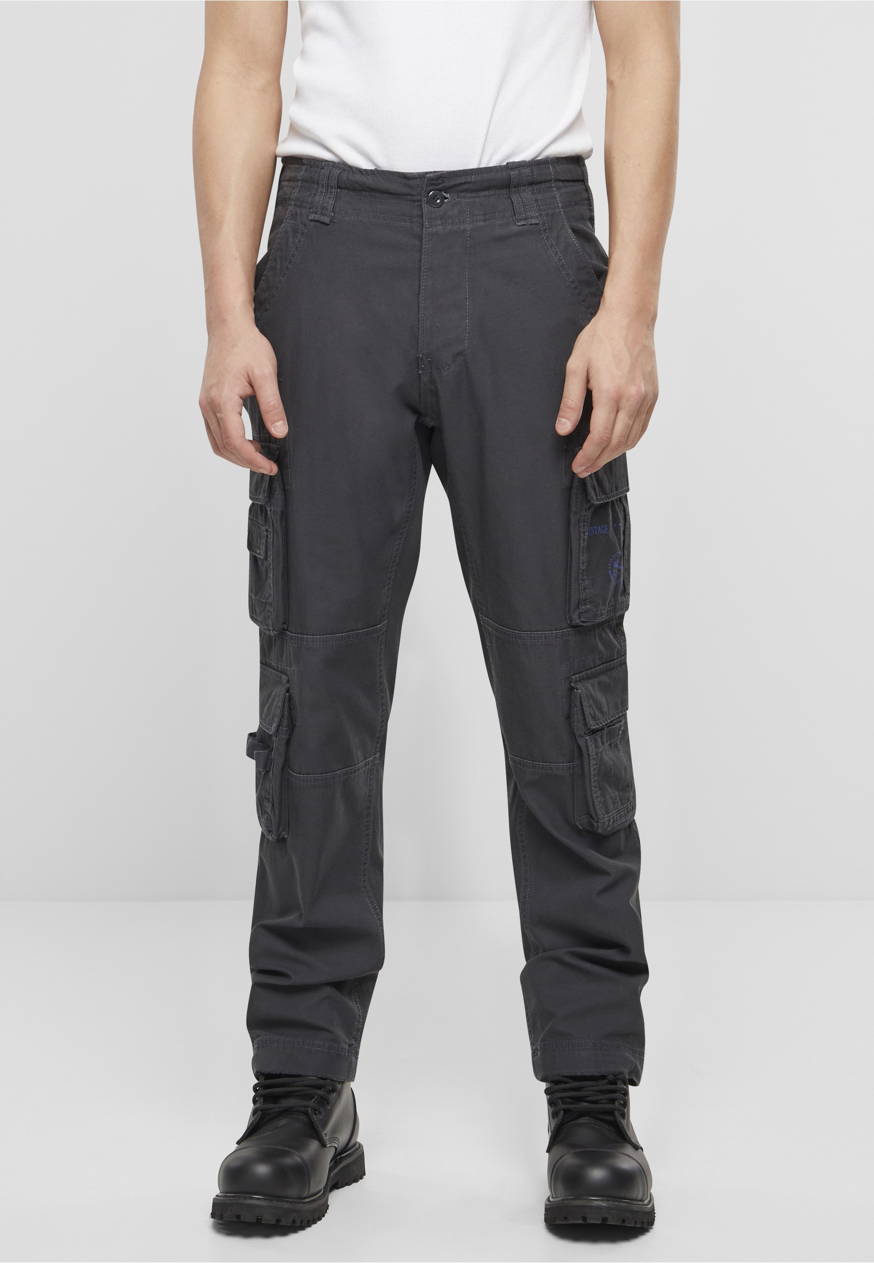 Brandit Pure Slim Cargo Pants Anthracite 5XL 2