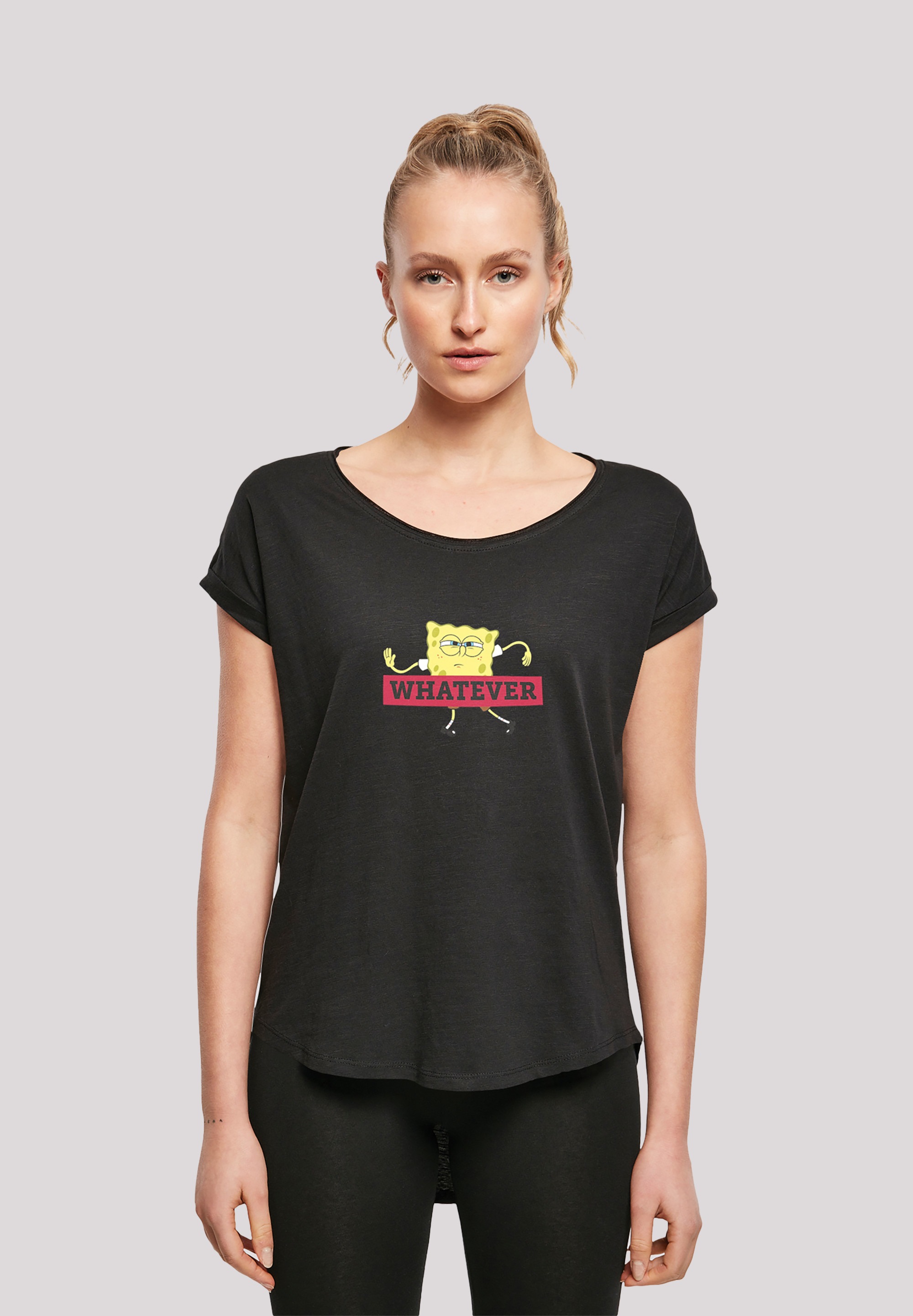 F4NT4STIC T-Shirt "Spongebob Schwammkopf WHATEVER", Damen,Premium Merch,Lan günstig online kaufen