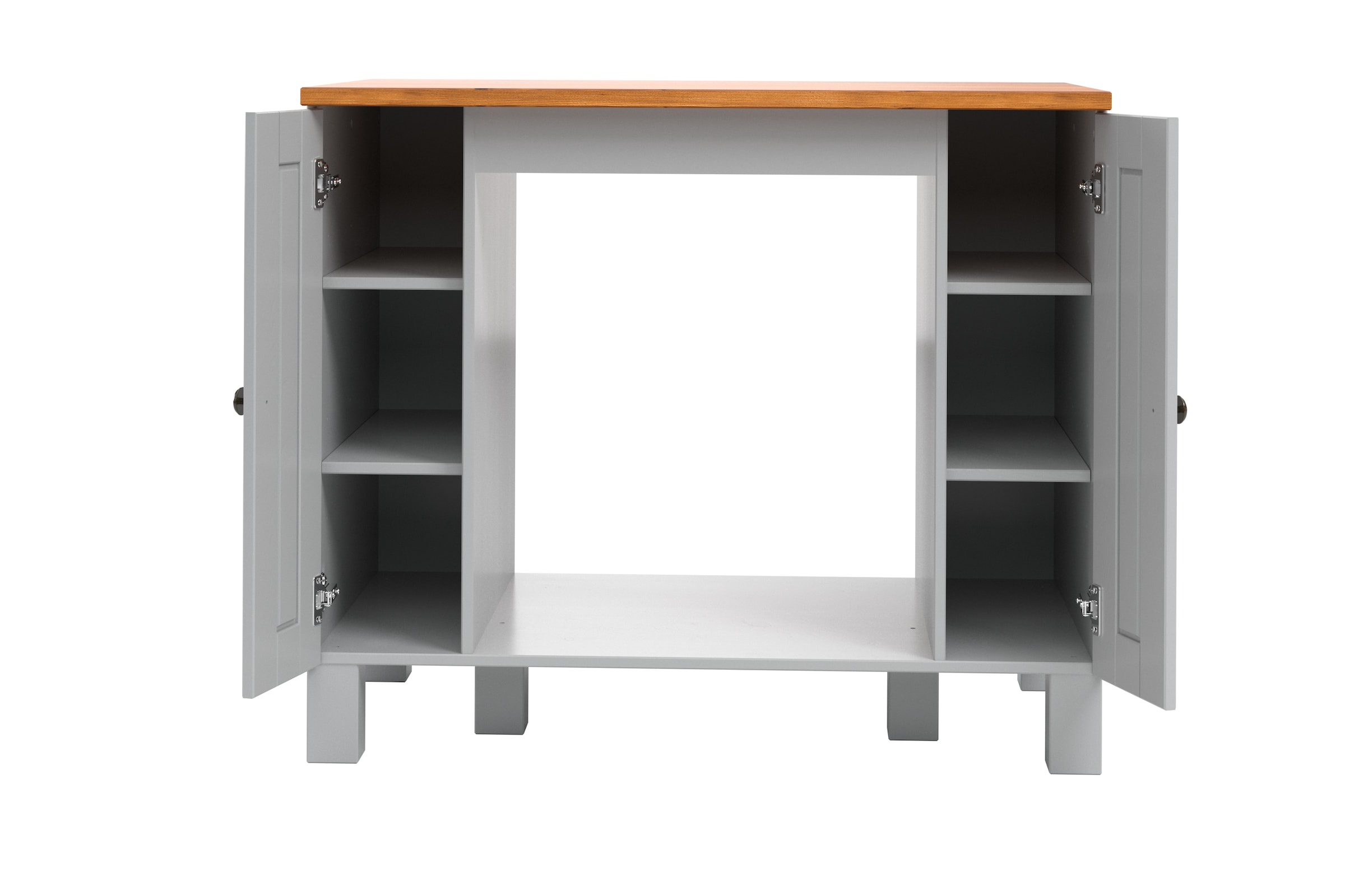 Home affaire Herdumbauschrank »Alby2«, Mit Metallgriffen, Breite 100 cm, ohne E-Geräte