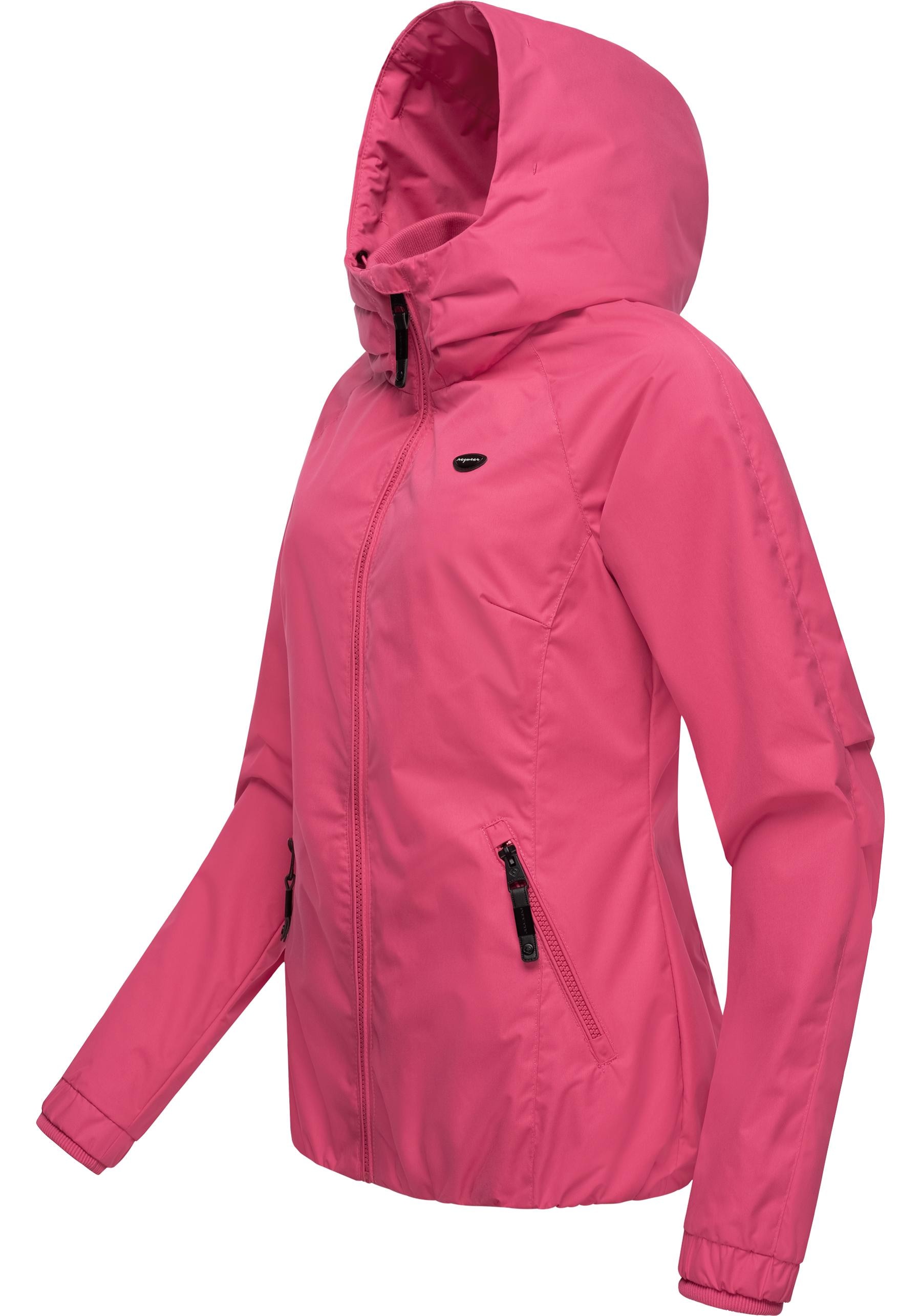 Ragwear Outdoorjacke »Dizzie«, mit Kapuze, Wasserdichte Übergangsjacke mit großer Kapuze