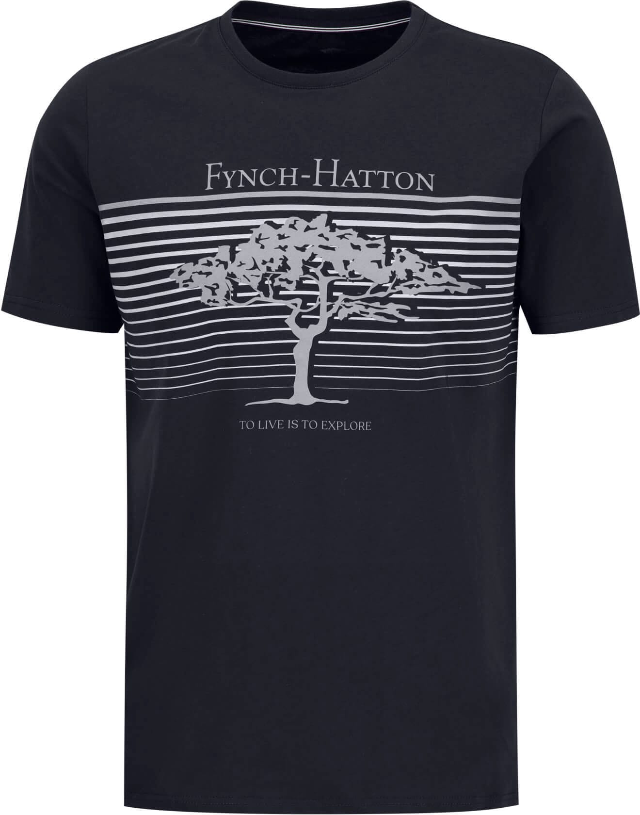 FYNCH-HATTON Kurzarmshirt »T-Shirt«, (1 tlg.) ▷ kaufen | BAUR