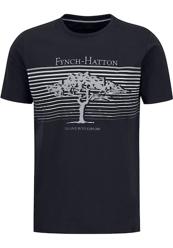 FYNCH-HATTON Kurzarmshirt »T-Shirt« (1 tlg.)