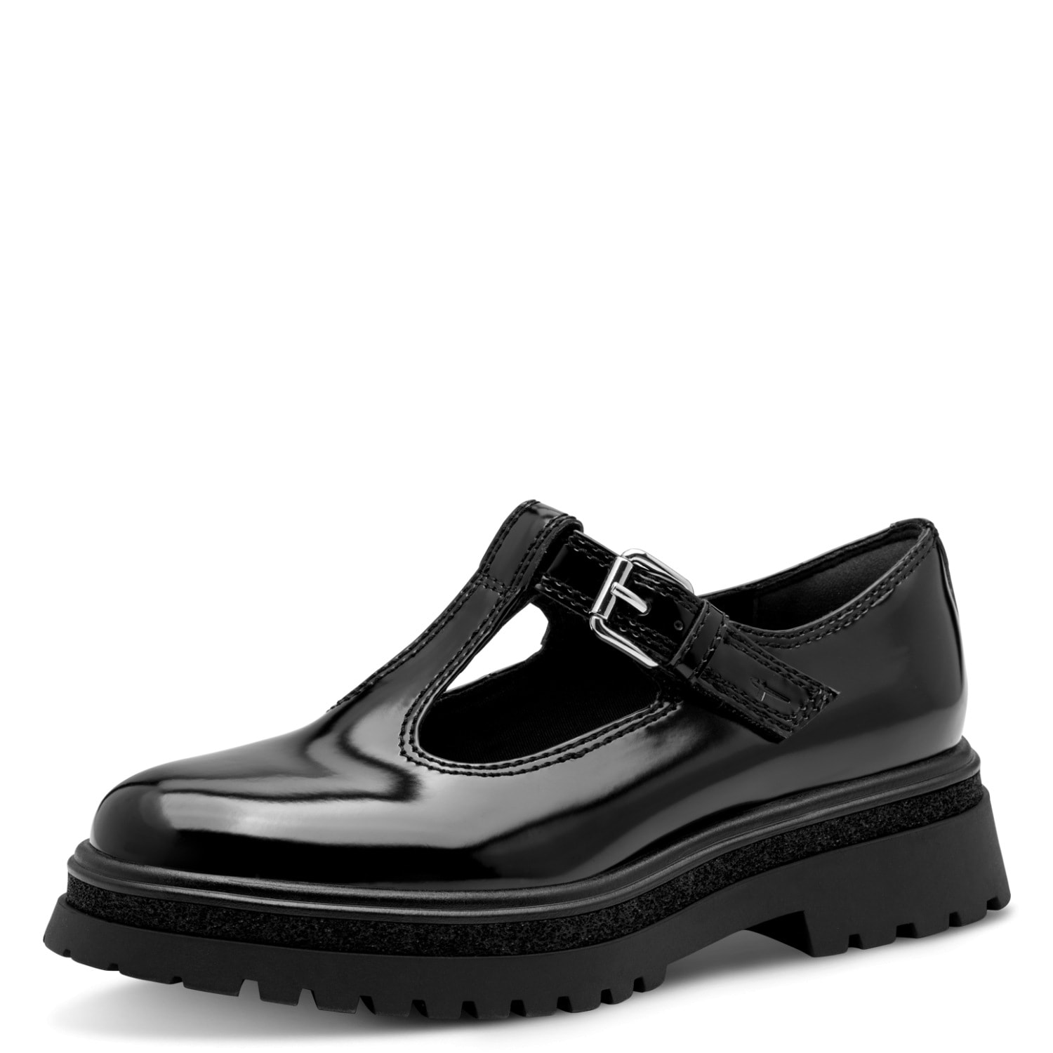 Tamaris Chunky-Slipper, T-Spangen, Loafer, in veganer Verarbeitung