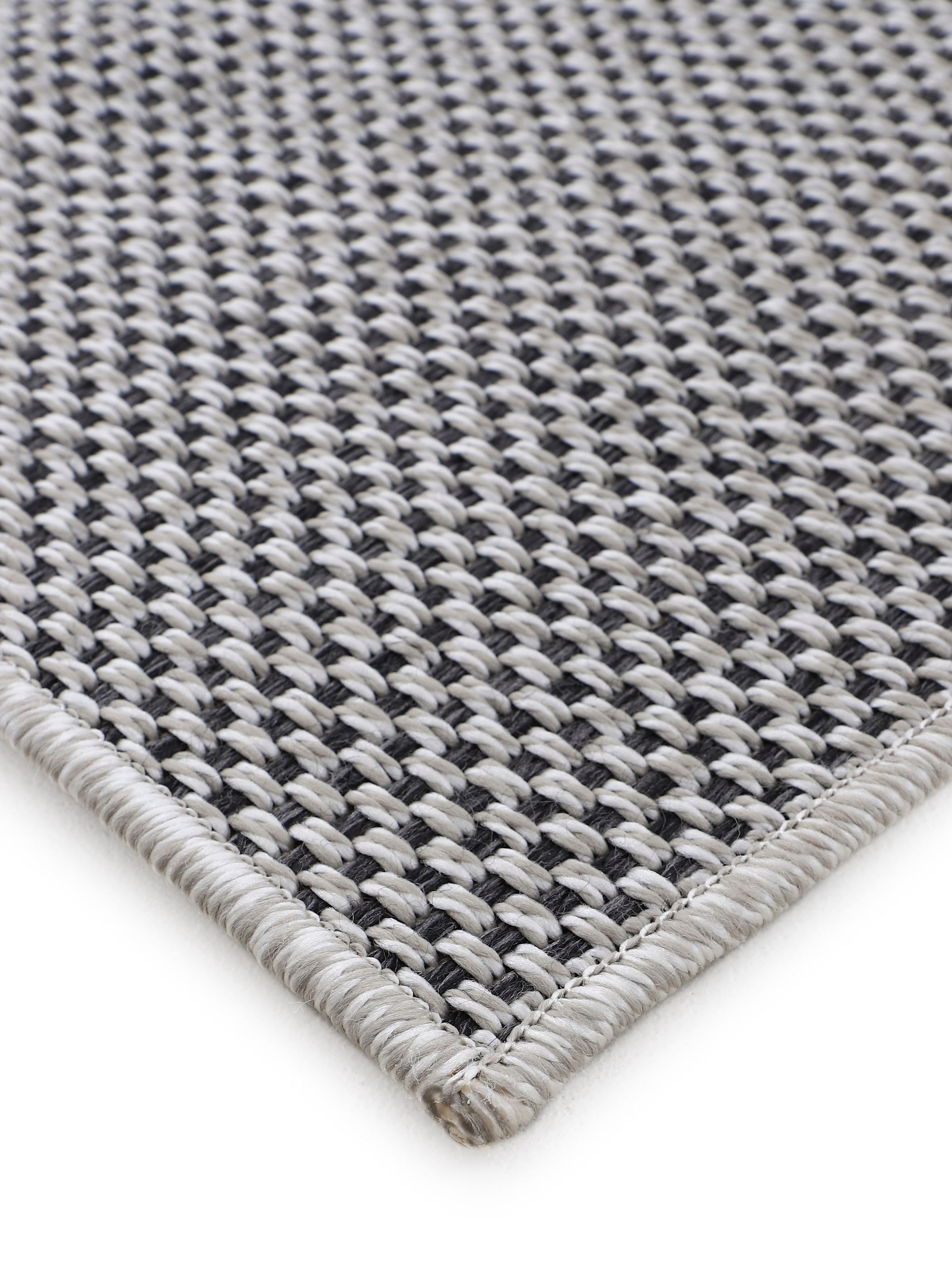 carpetfine Teppich »Boho 105«, rechteckig, 4 mm Höhe, robustes Flachgewebe, Sisal Optik, UV-beständig, Außenbereich