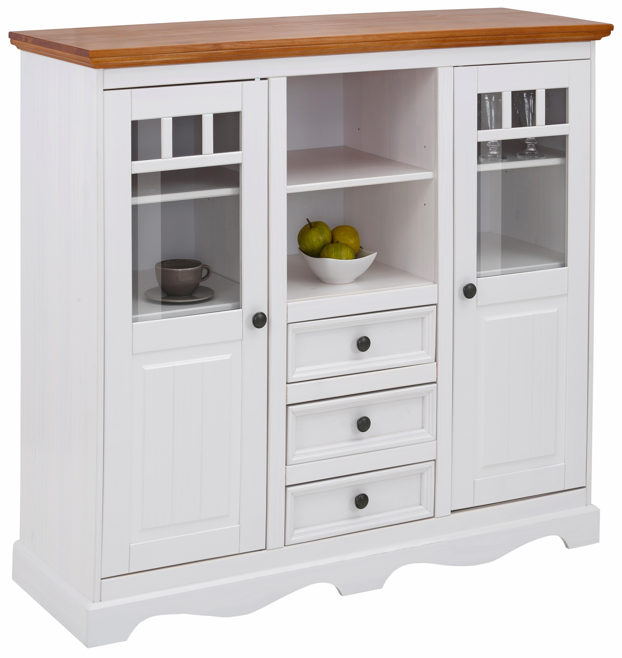 Home affaire Highboard »Melissa«, Breite BAUR 132 | cm