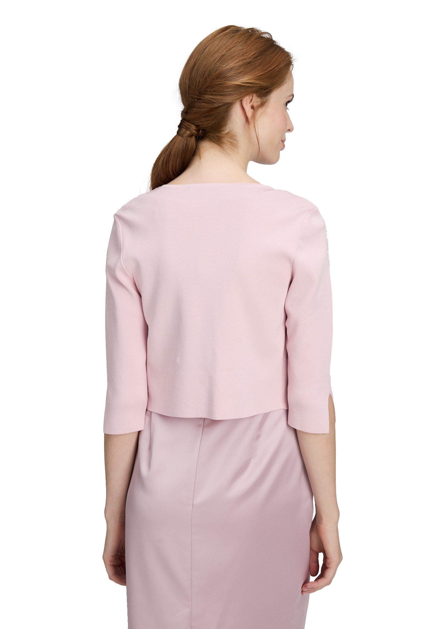 Vera Mont Strickjacke »Vera Mont Damen Strickbolero langarm«, Ärmelschlitz