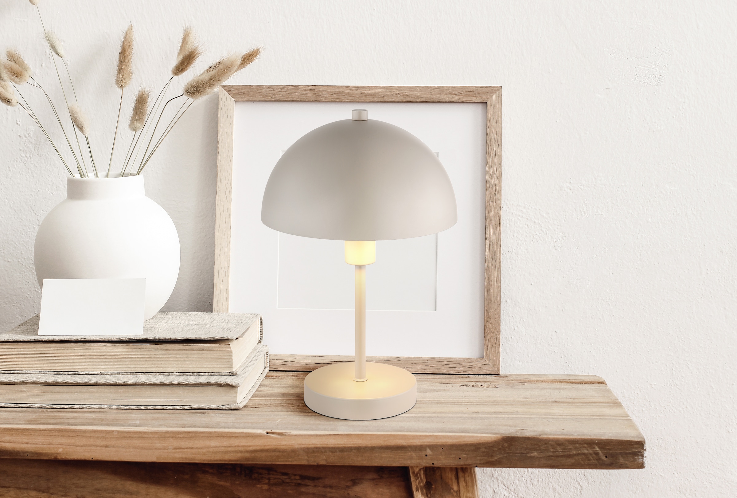 GLOBO LIGHTING Tischleuchte »ATOMA I« E14 1 Stk. Tischlampe Nachttischlampe Deko-Tischleuchte Schlafzimmer