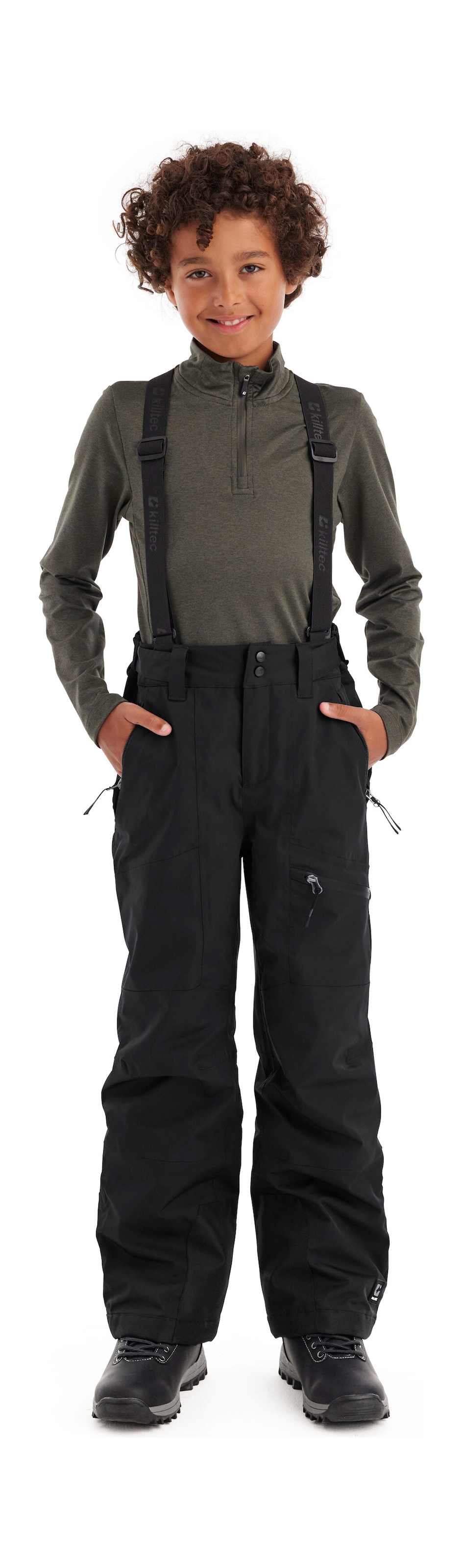 Killtec Skihose »Boys Skihose 242«  Wasserdichte Skihose mit abnehmbarem Latz und verstellbarem Bund