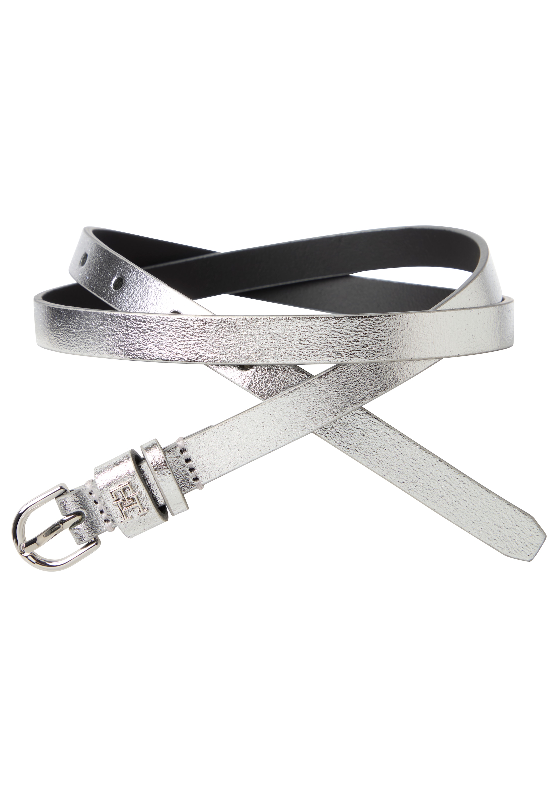 Tommy Hilfiger Ledergürtel, Metallic-Finish, Leder