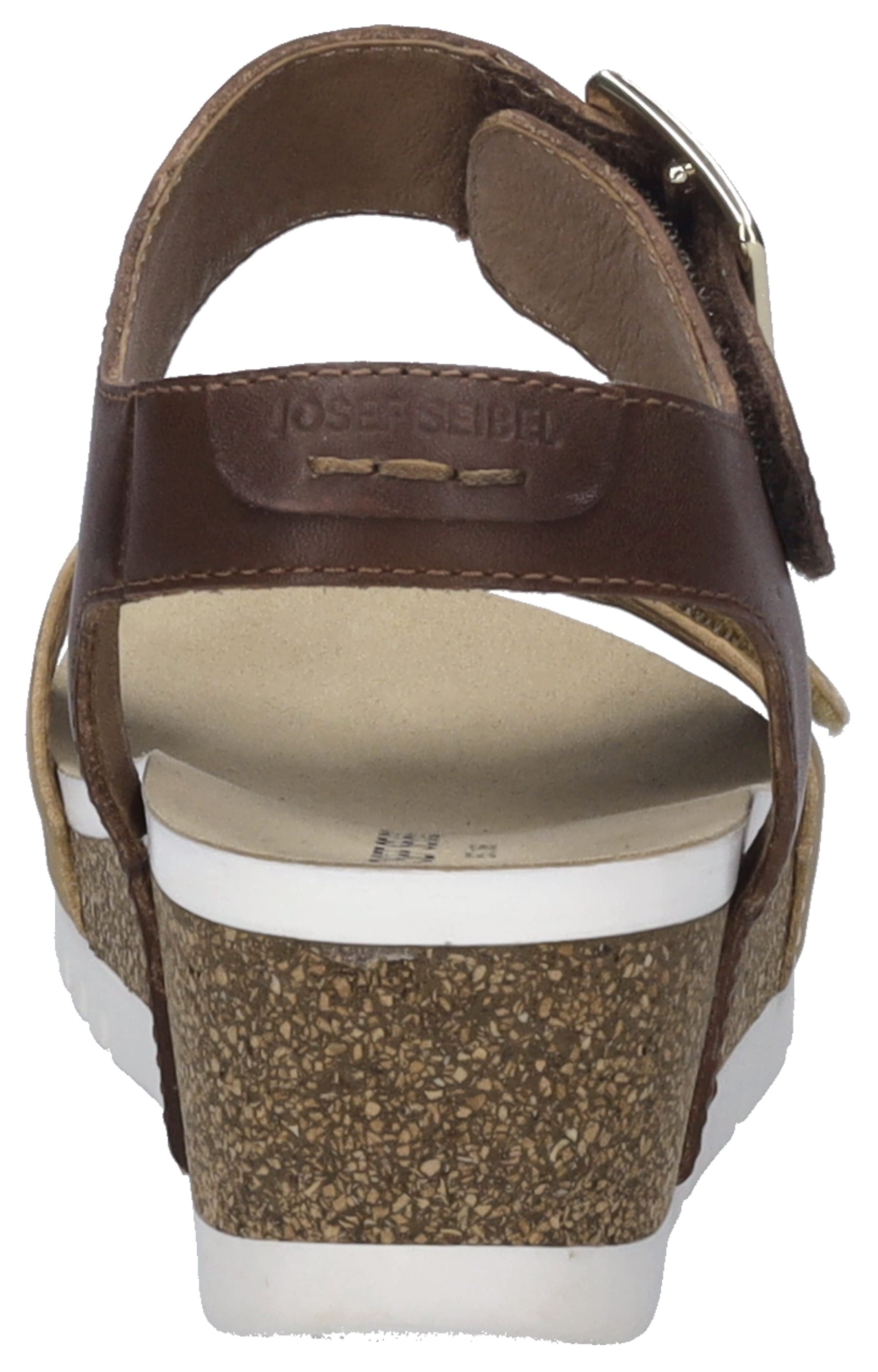 Josef Seibel Sandale »Quinn 02«, Plateausandale, Keilsandalette, Klettschuh mit Schnallen