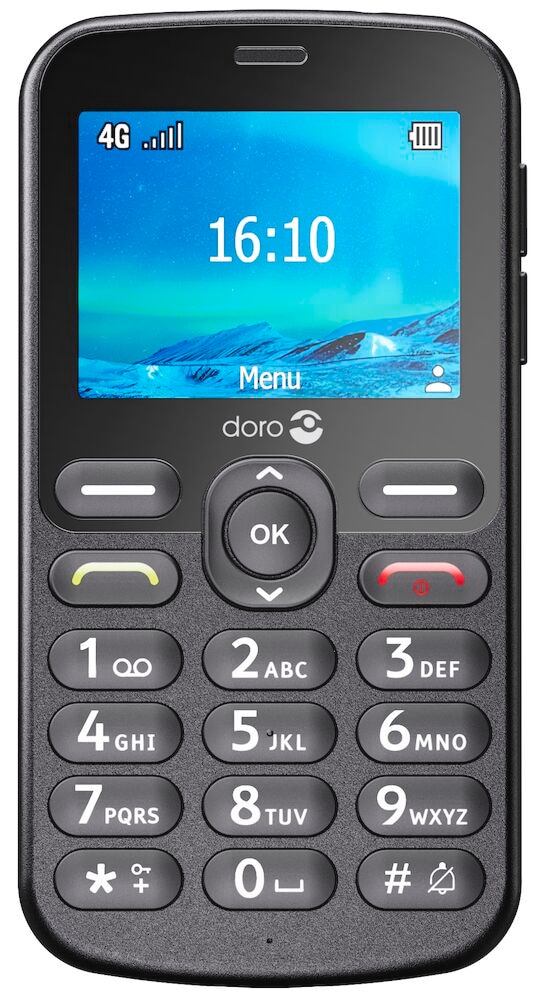 Doro Handy »1880 (ohne Netzteil)«, Schwarz