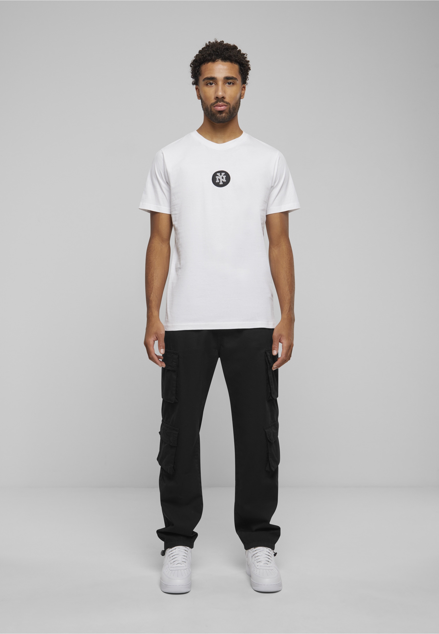 MisterTee Kurzarmshirt »MisterTee Herren NY Patch Tee« 1 Stk.