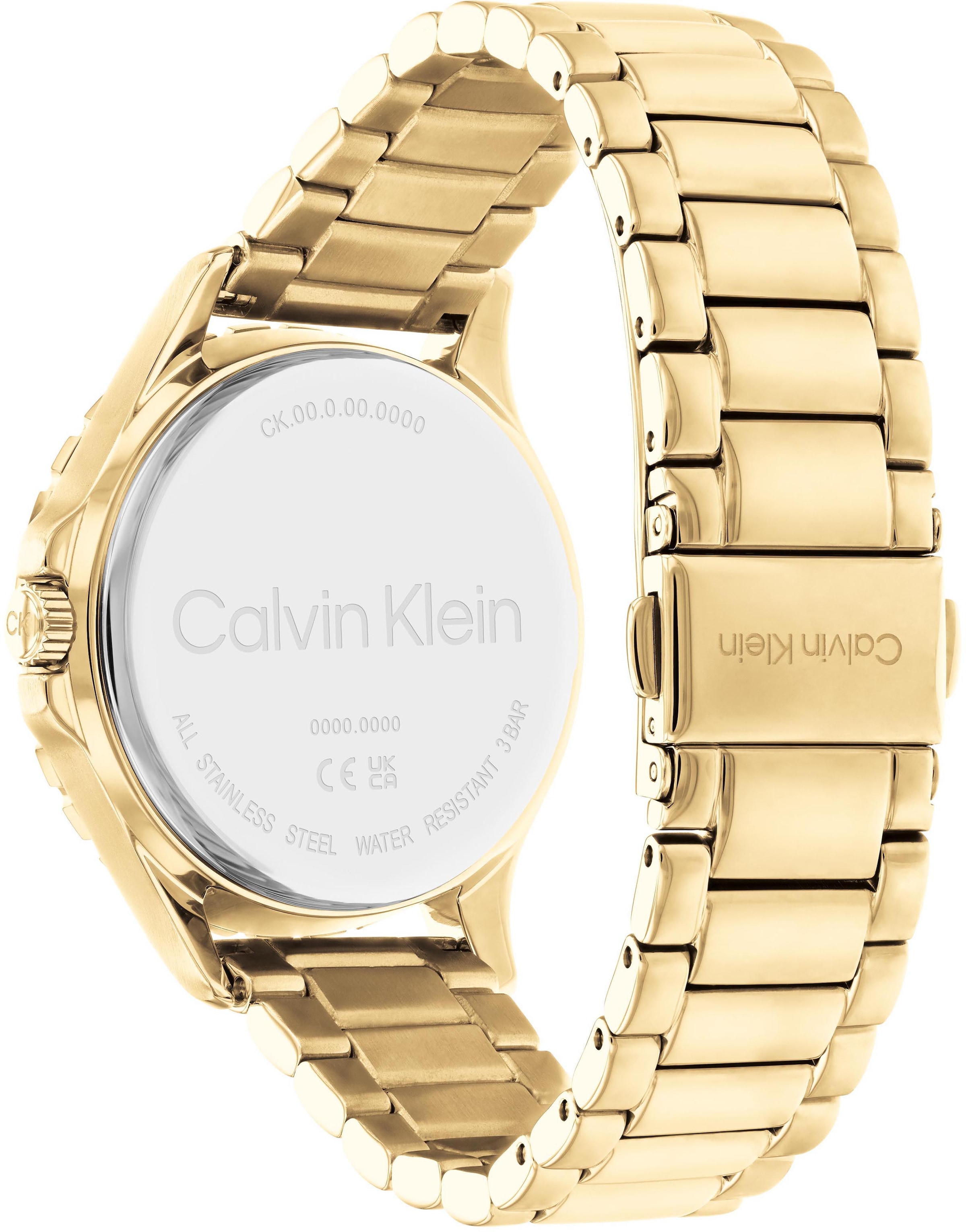 Calvin Klein Quarzuhr »SPORT 
FOR HER, 25200099«, Armbanduhr, Damenuhr, Mineralglas, IP-Beschichtung