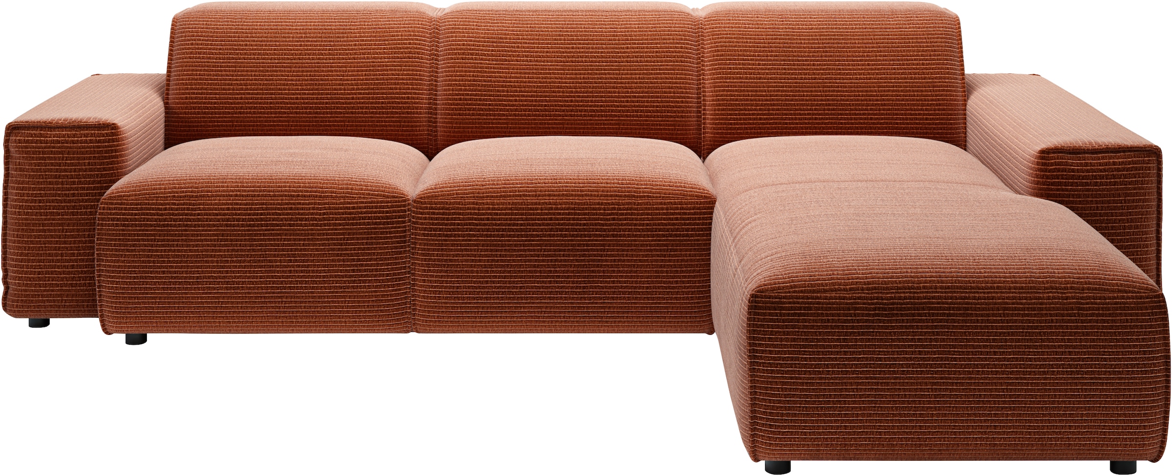 andas Ecksofa »Glimminge L-Form auch in Breitcord, Feincord + Easy care-Bezug,«, Breite 264, Zierkissen