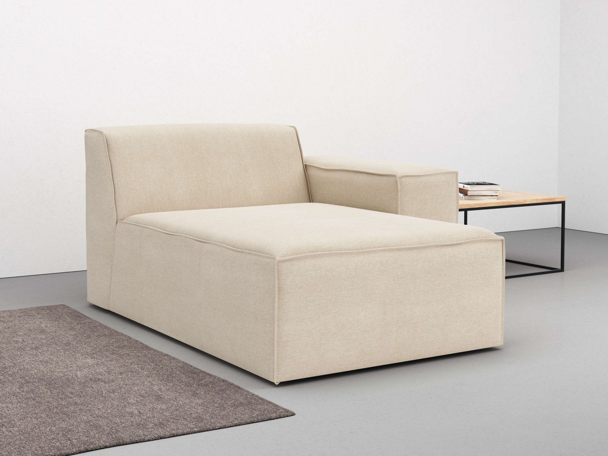 Chaiselongue »Norvid«, modular, wahlweise mit Kaltschaum, Komfortschaum oder...