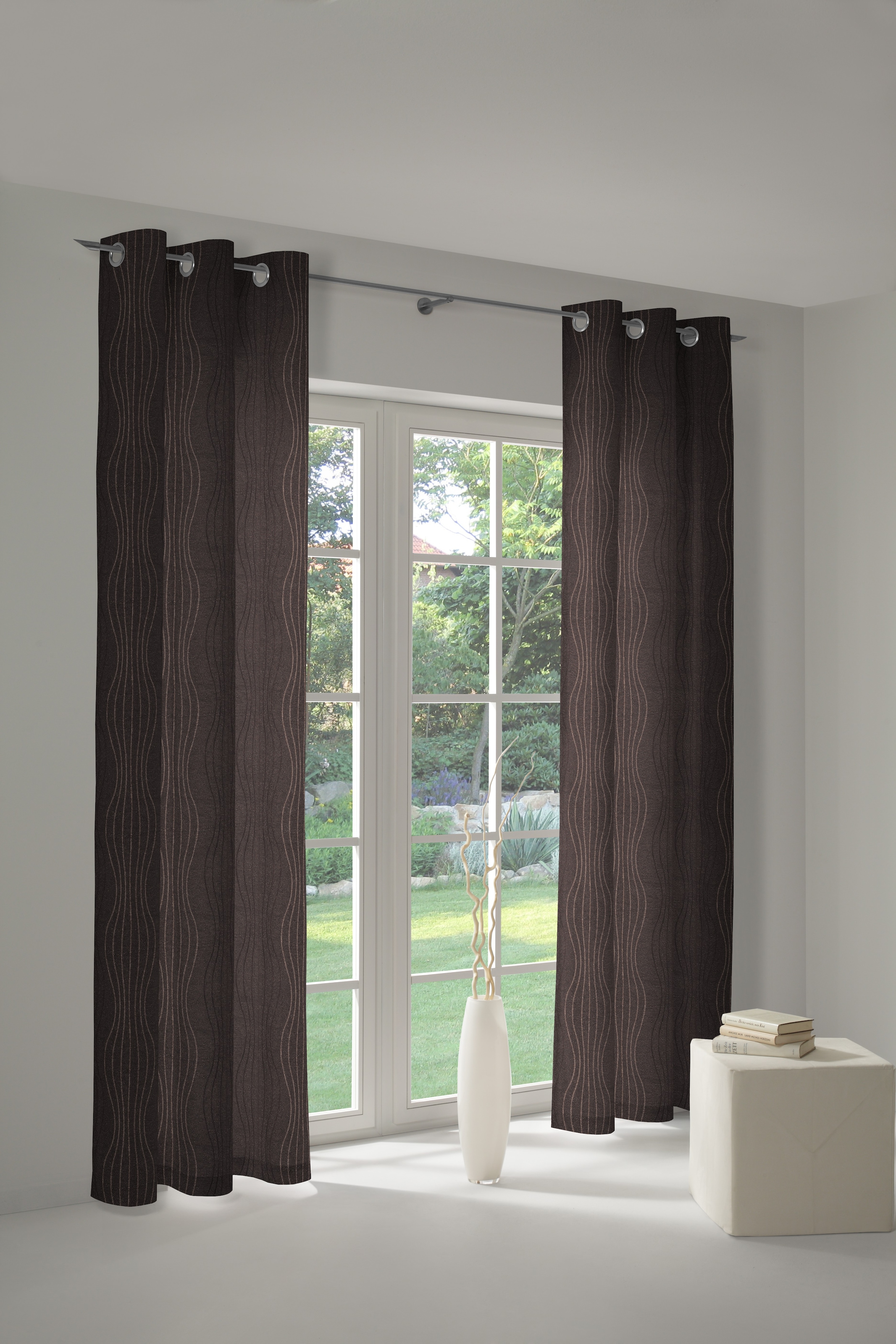 Wirth Vorhang "RICCIA" Ösen 1 Stk. tlg. günstig online kaufen