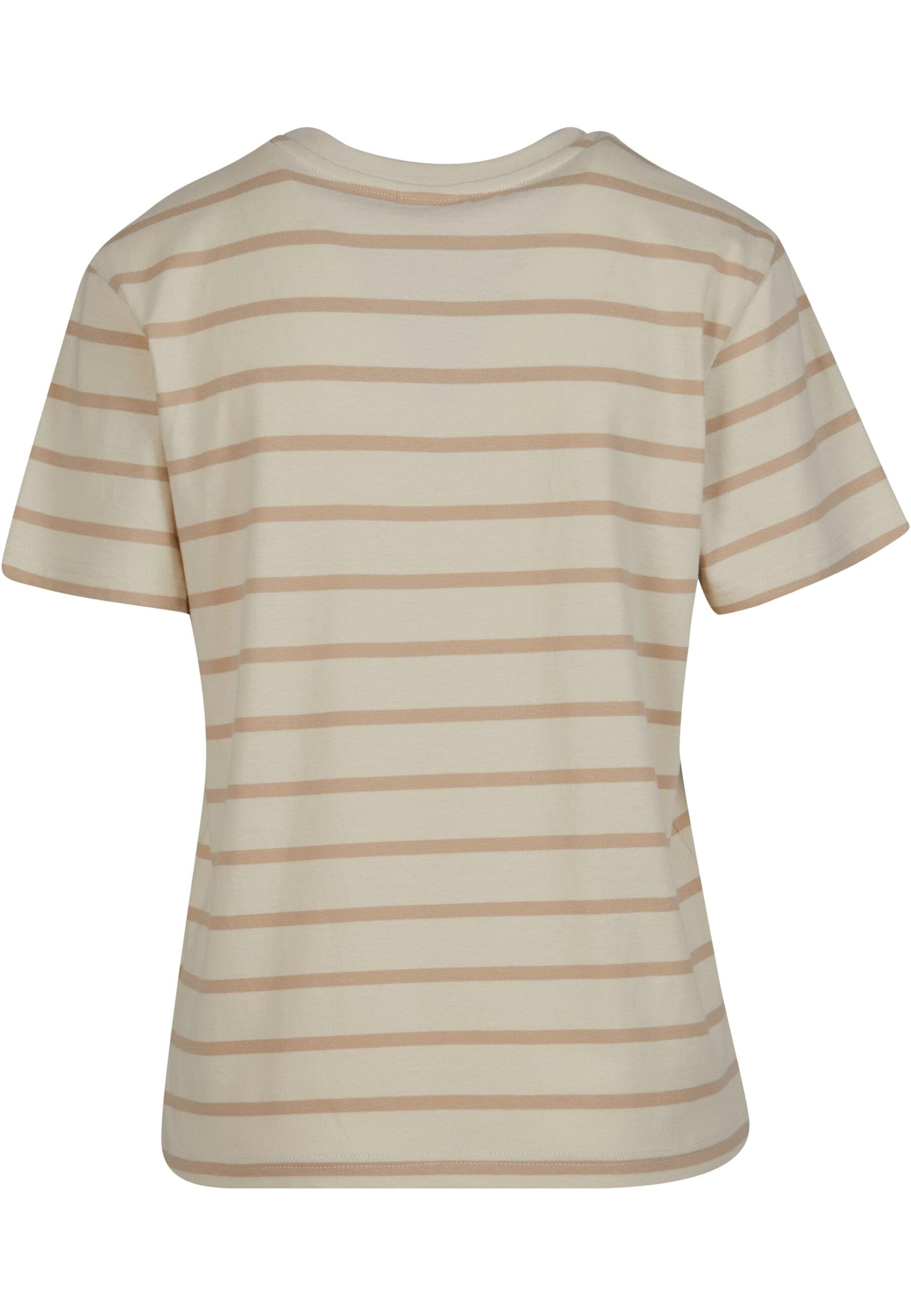 URBAN CLASSICS T-Shirt "Urban Classics Damen Ladies Striped Boxy Tee" 1 Stk günstig online kaufen