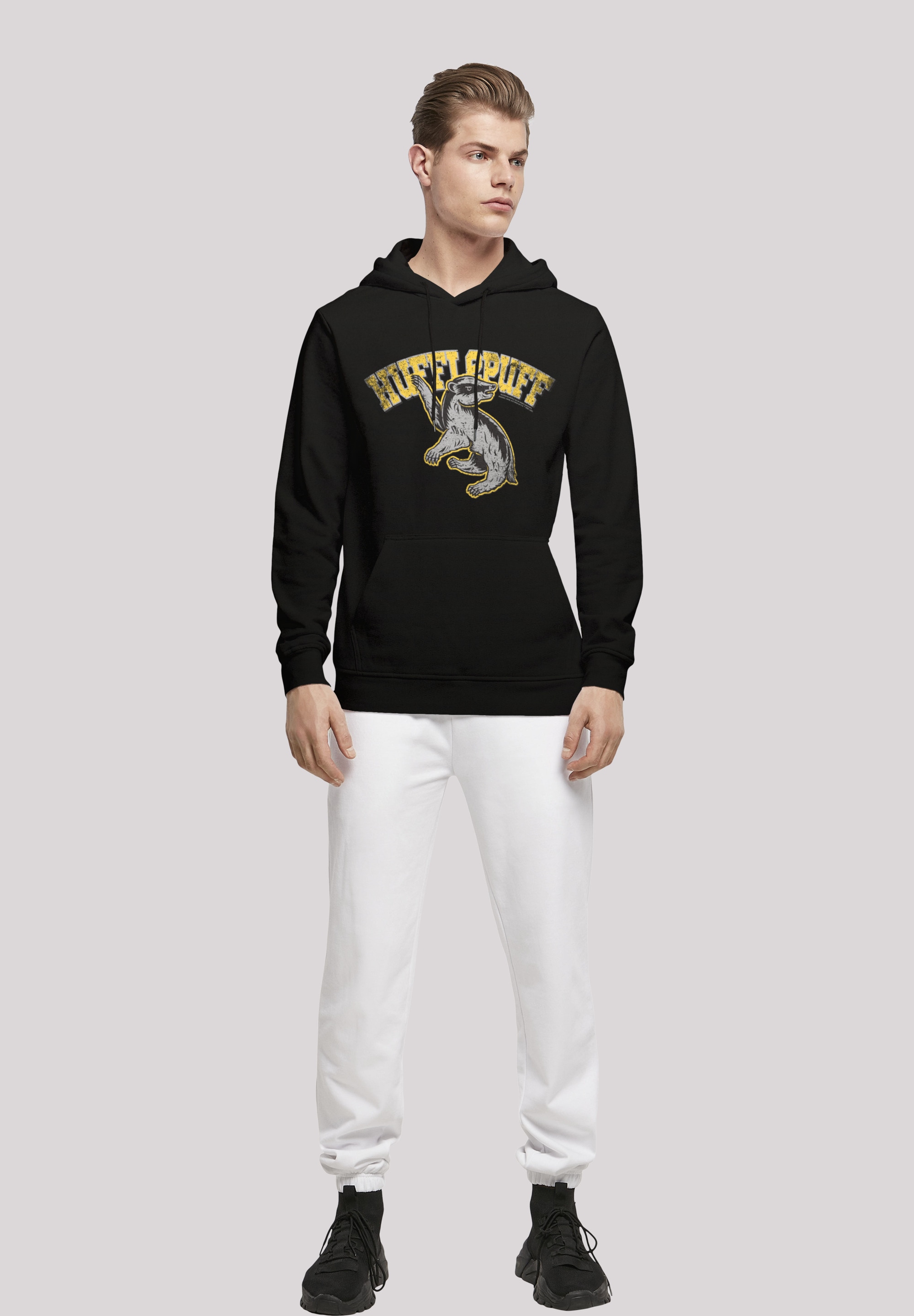 F4NT4STIC Kapuzenpullover »Harry Potter Hufflepuff Sport Emblem«, Print
