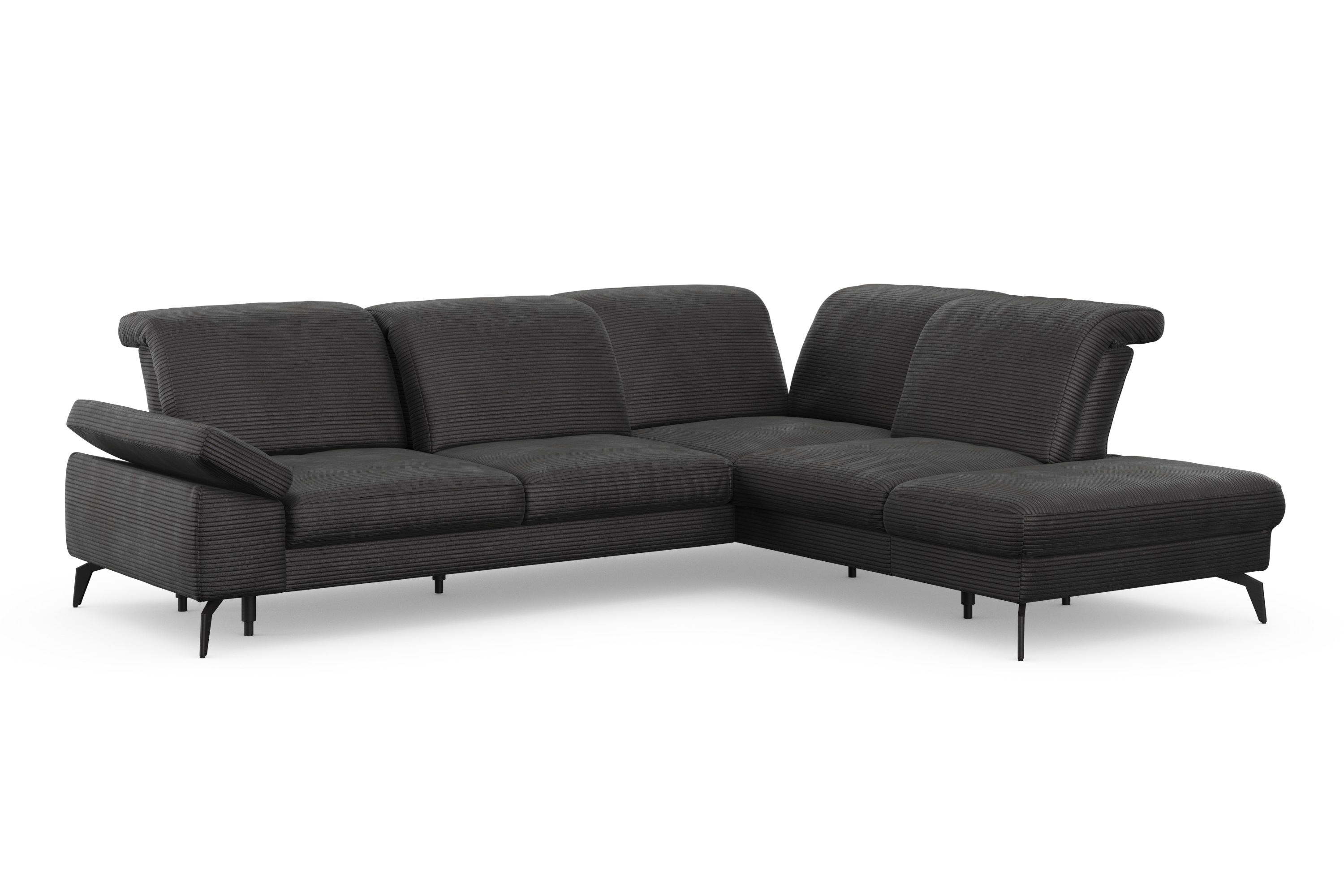Thumbnail - sit&more Ecksofa "Cabana L-Form" Ottomane, wahlweise mit Sitztiefen-,Armlehnen- und Kopfteilfunktion