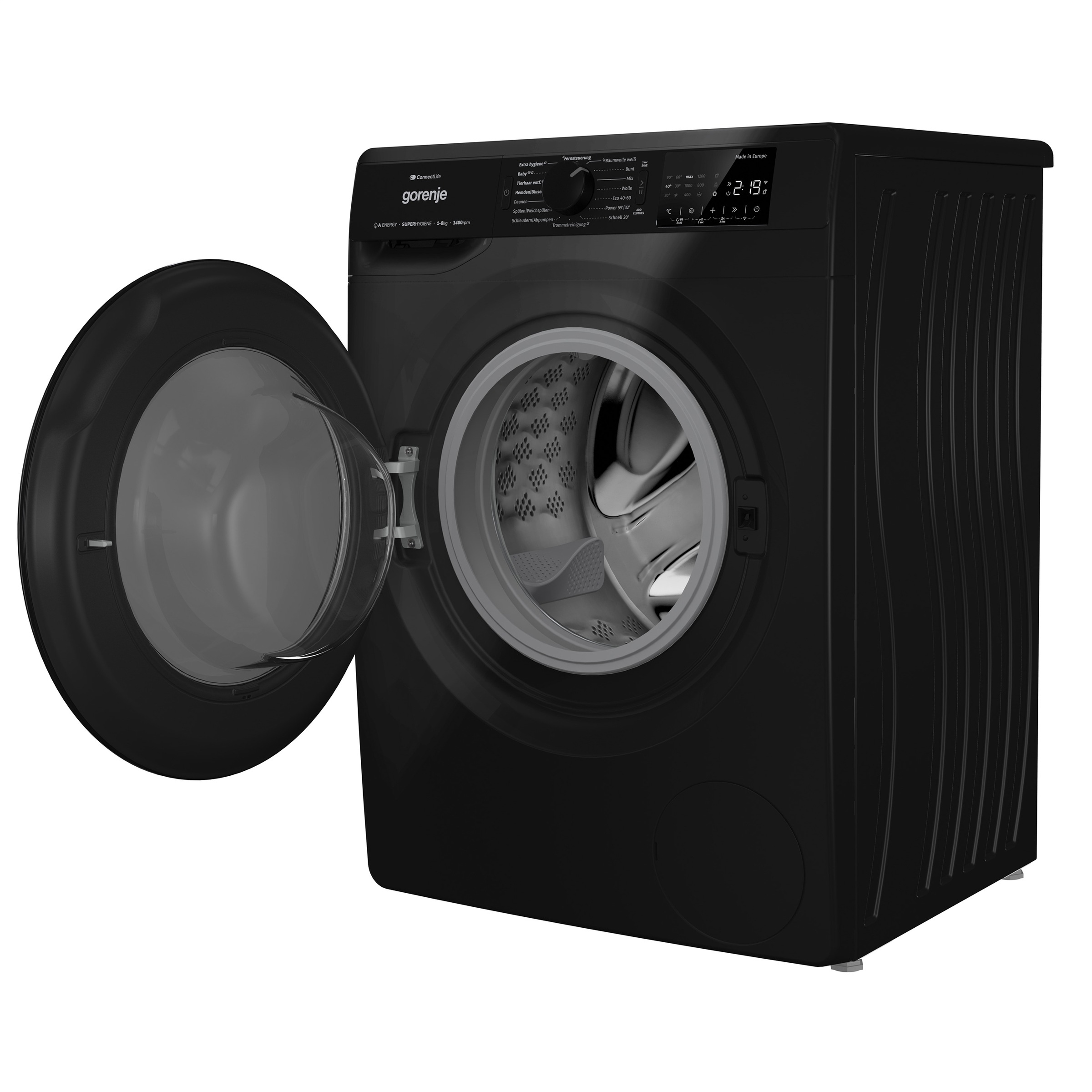 GORENJE Waschmaschine "WPNEI84A1DTSB" 8 kg 1400 U/min Energieklasse A-10% günstig online kaufen