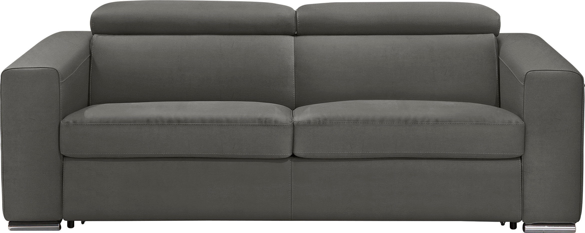 Egoitaliano Schlafsofa "Cabiria, Design und super Sitz- und Liegekomfort", Sofa inkl. Schlaffunktion, Kopfteile verstell