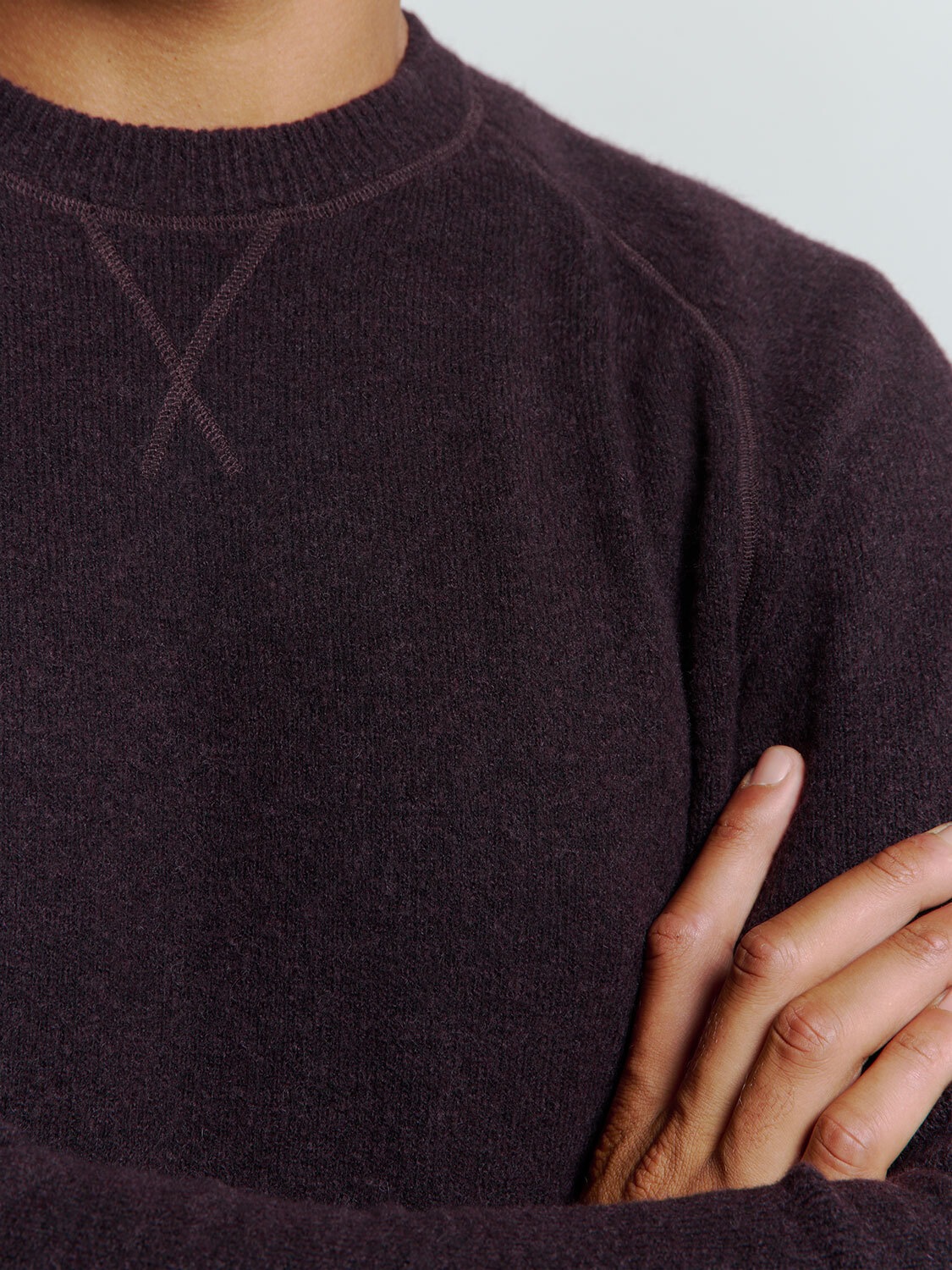 NO EXCESS Rundhalspullover »No Excess Soft-Touch-Pullover mit Wolle«